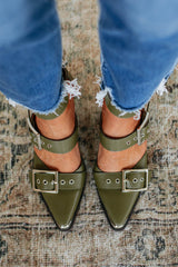 Proving My Point Heels - Olive