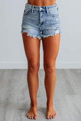 Kaia KanCan Shorts - Medium Wash
