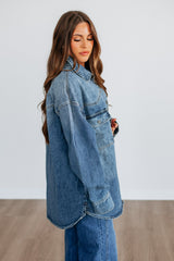 Sidnee Hidden Denim Jacket