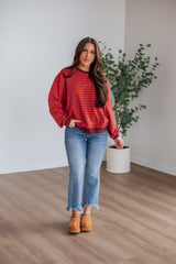 Baylee Striped Crewneck