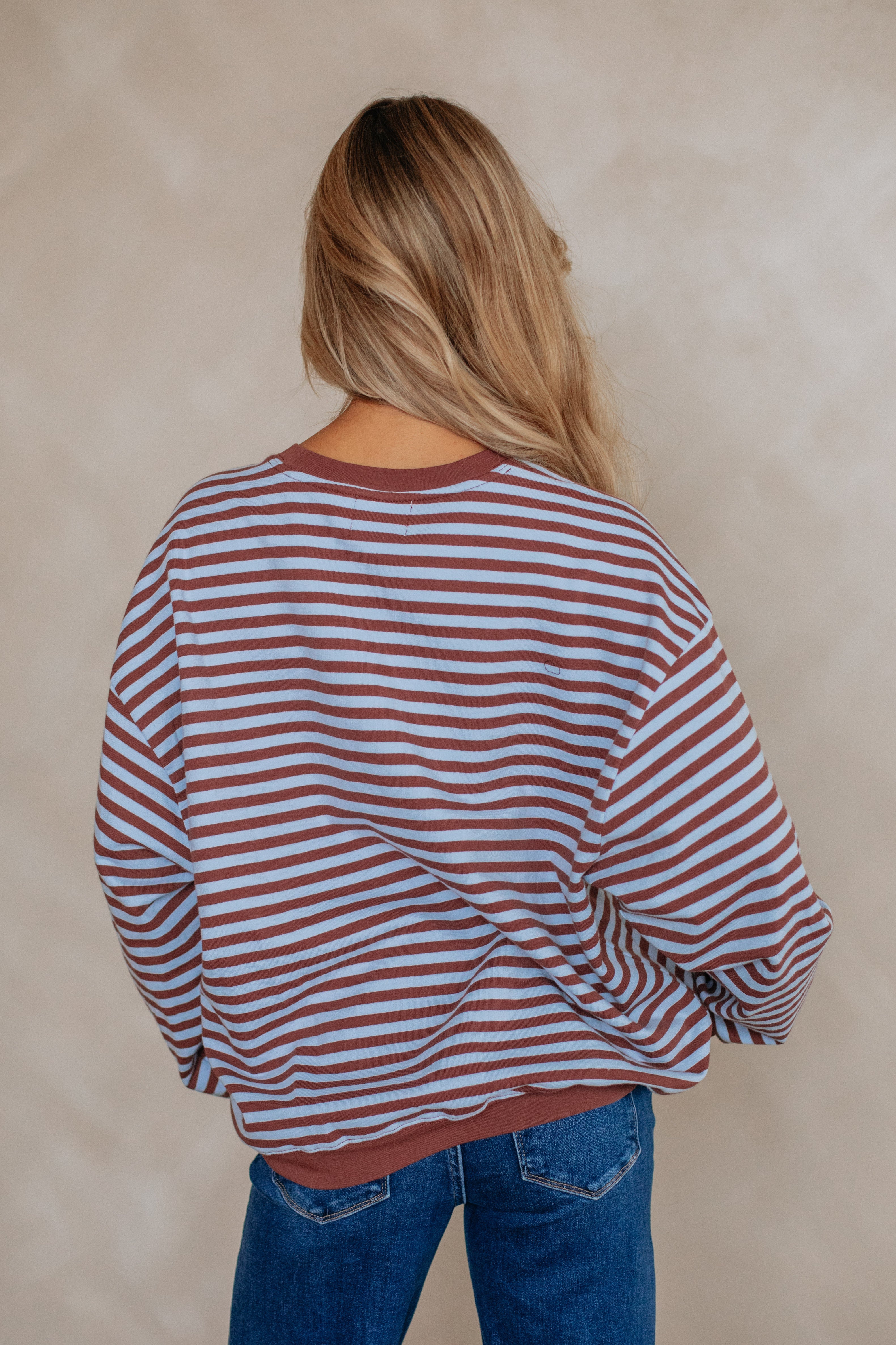 Baylee Striped Crewneck