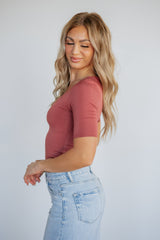 Spader Basic Top - Sienna