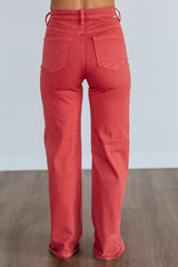Kenna Risen Jeans - Brick