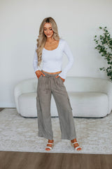 Wylie Cargo Pants - Taupe