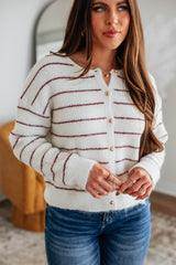 Taysha Striped Cardigan