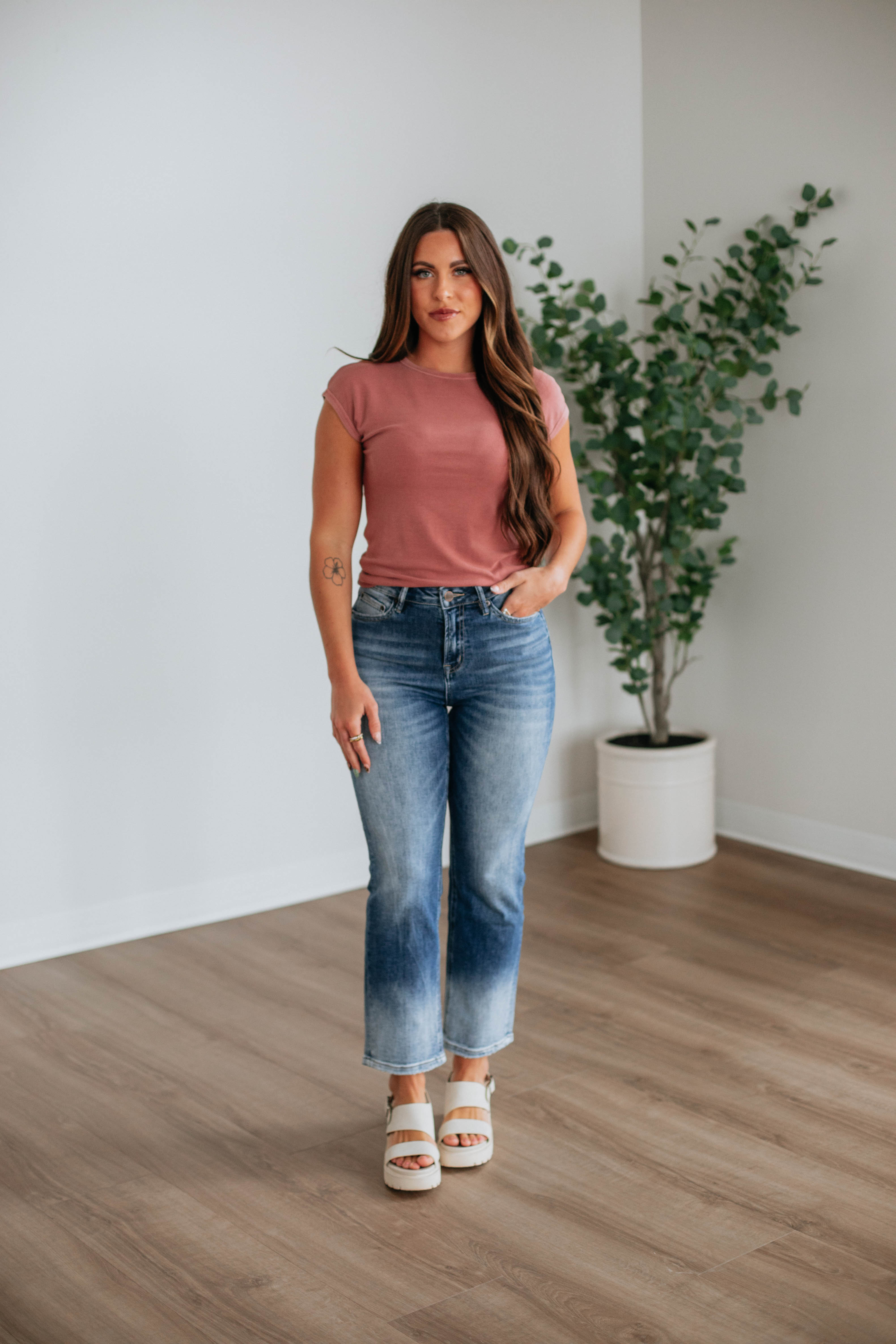 Kaelyn Ribbed Top
