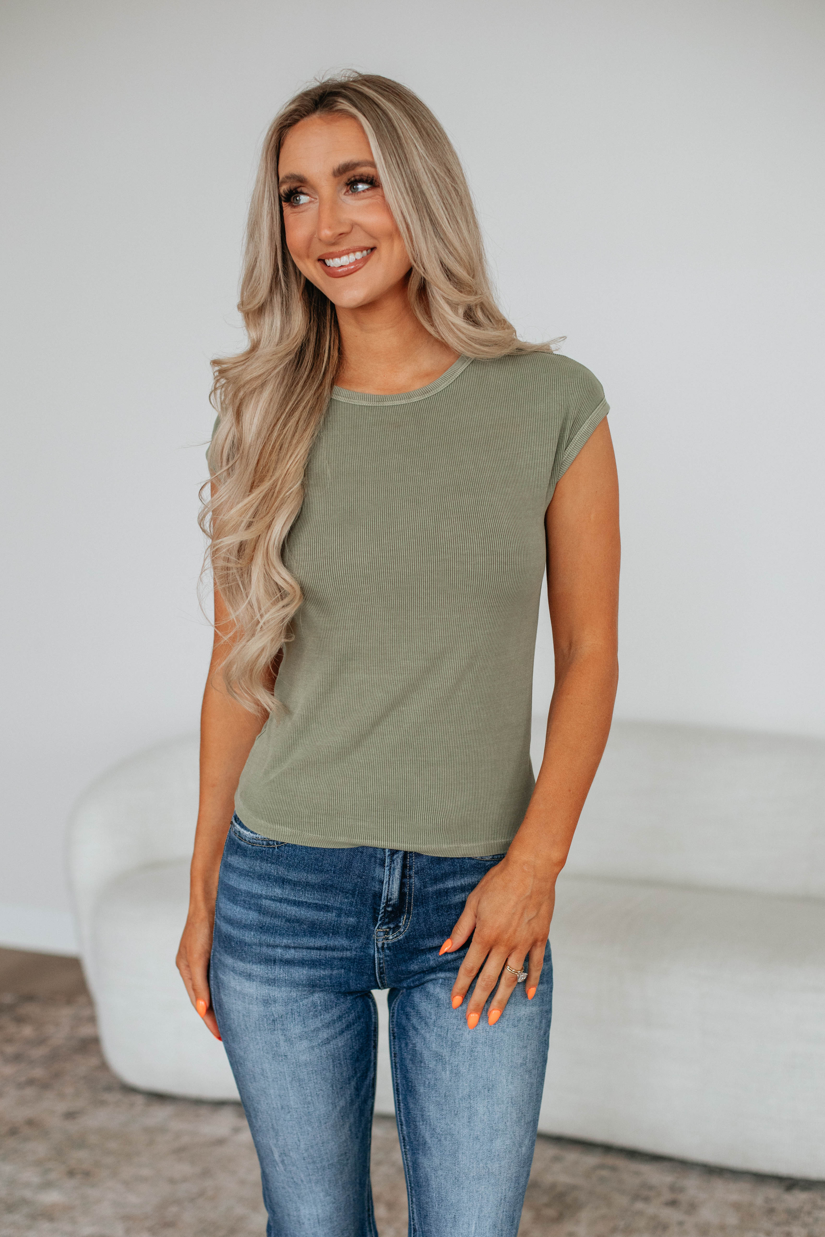 Kaelyn Ribbed Top