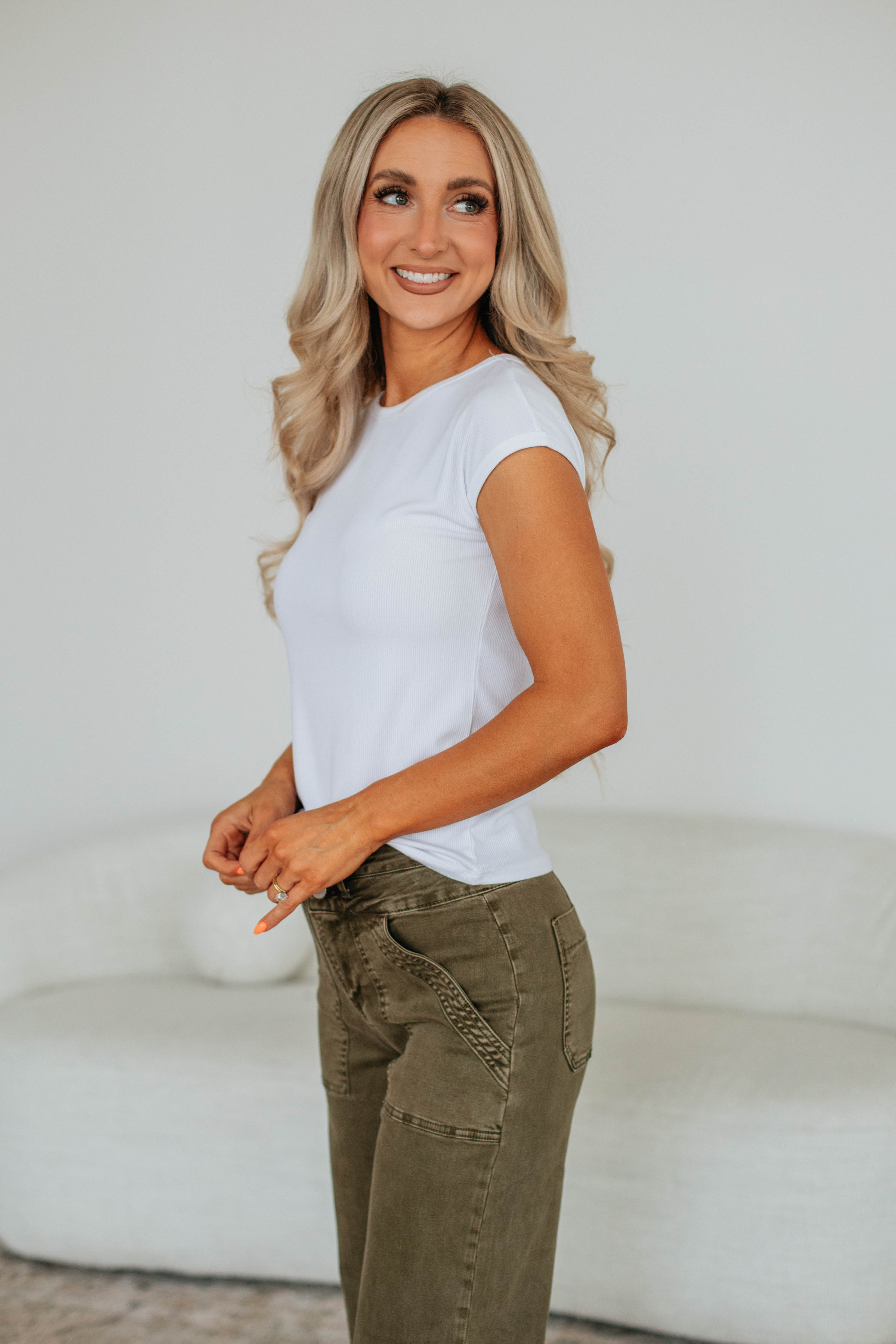 Kaelyn Ribbed Top