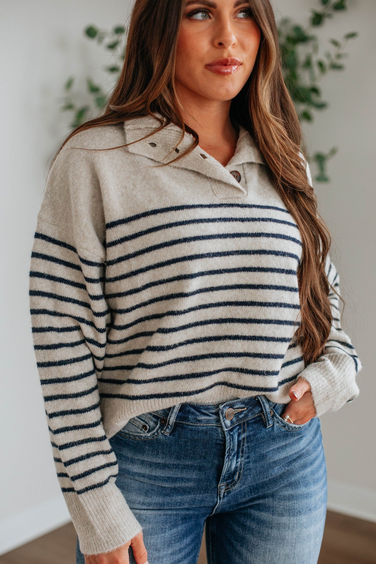 Tristen Striped Pullover