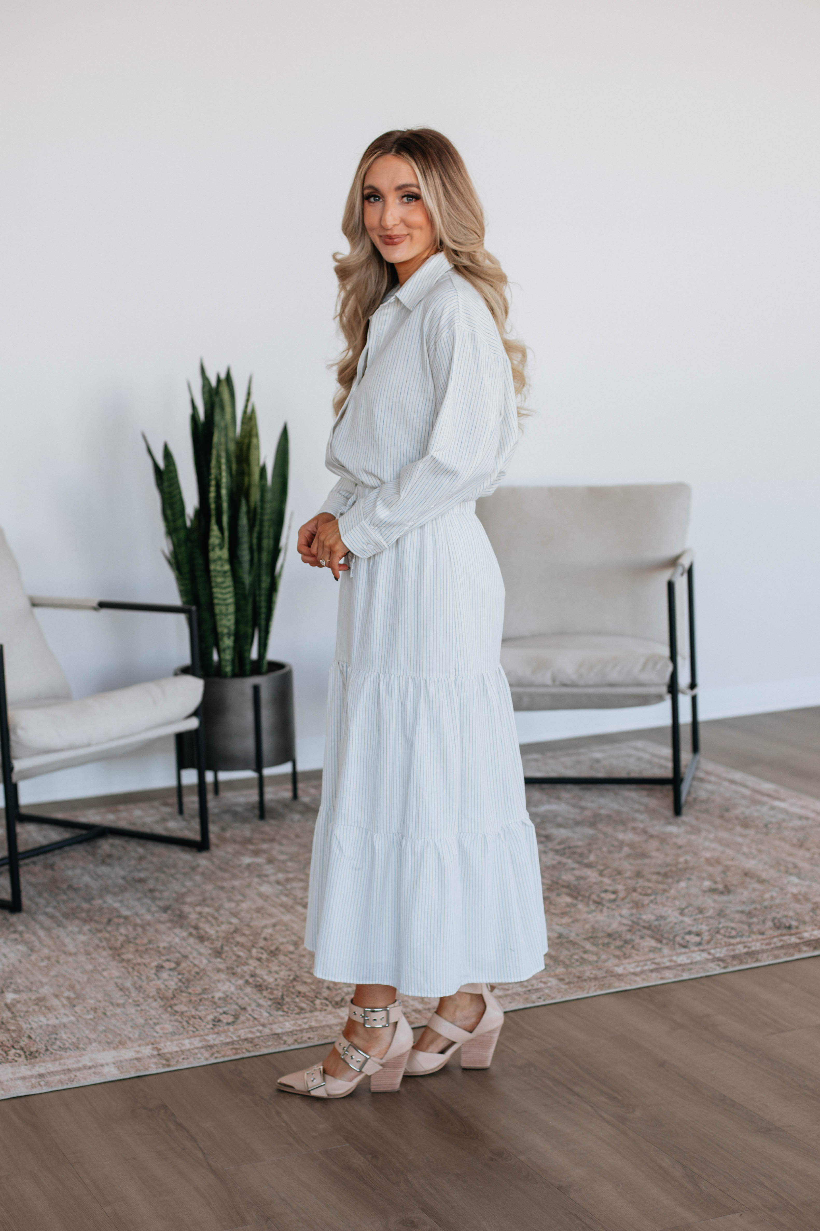 Sylvey Striped Skirt