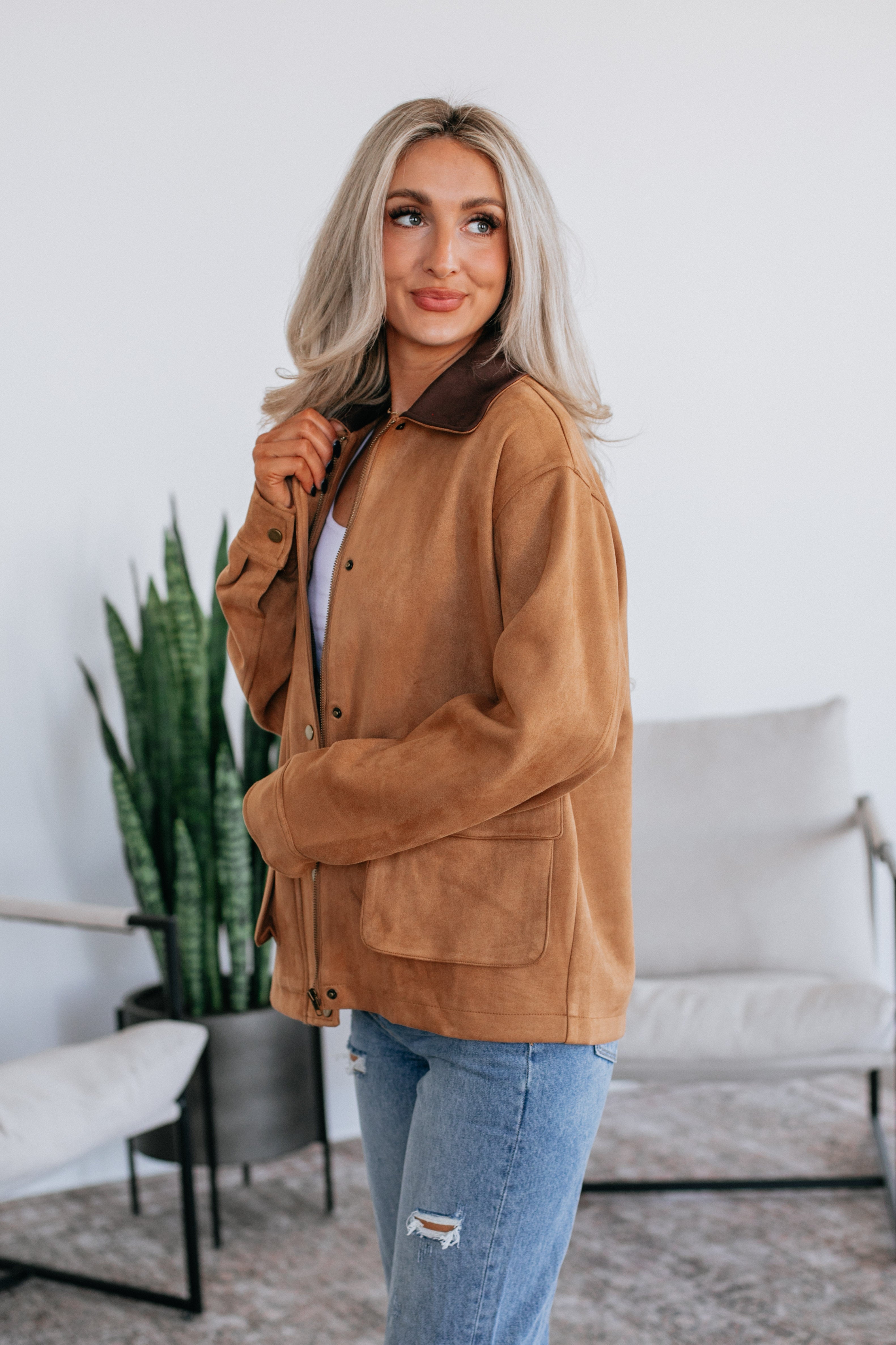 Maren Suede Jacket