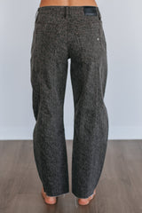 Sammie Hidden Jeans - Dark Cheetah