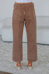 Rommi Denim Pants - Mocha