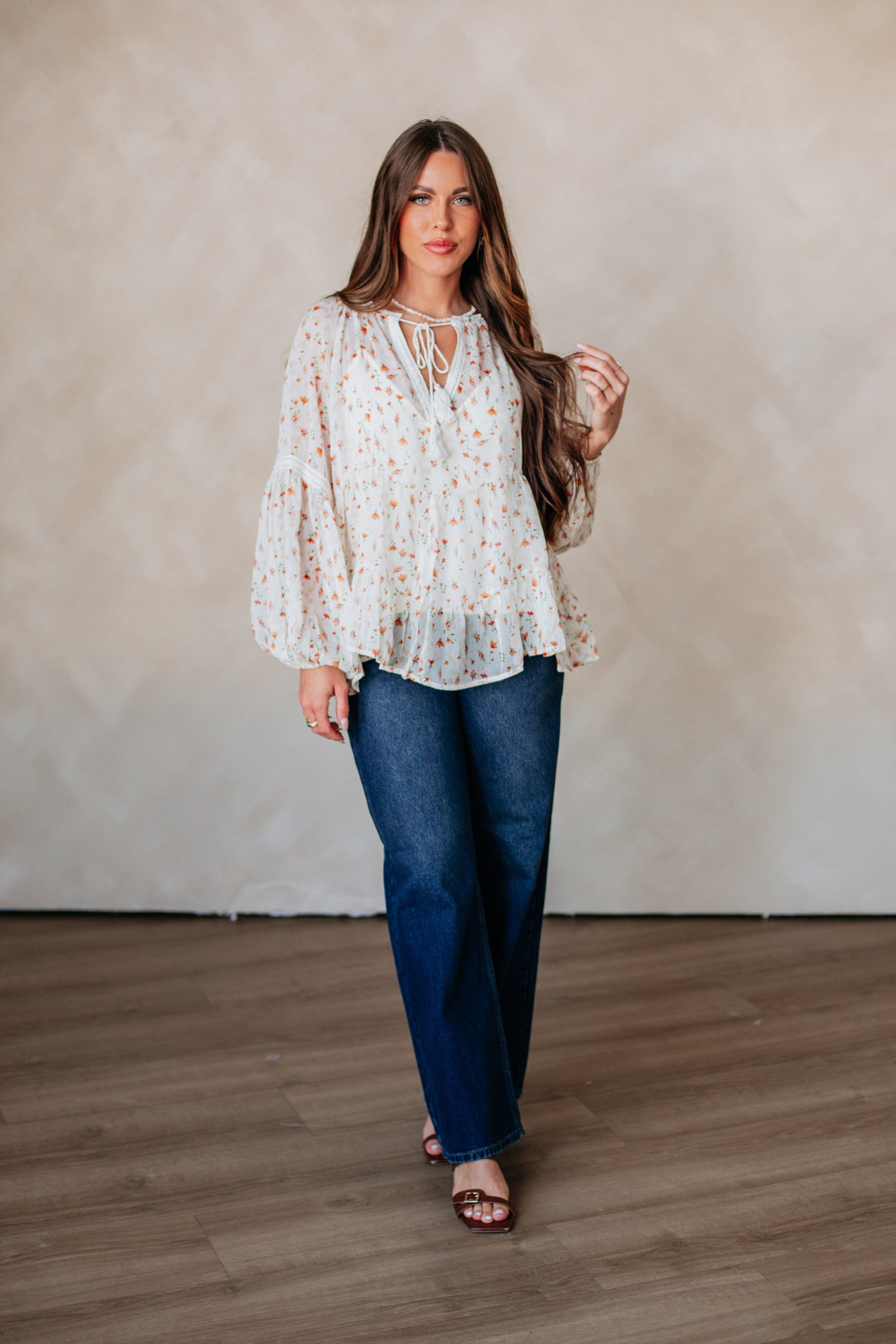 Astriella Floral Top
