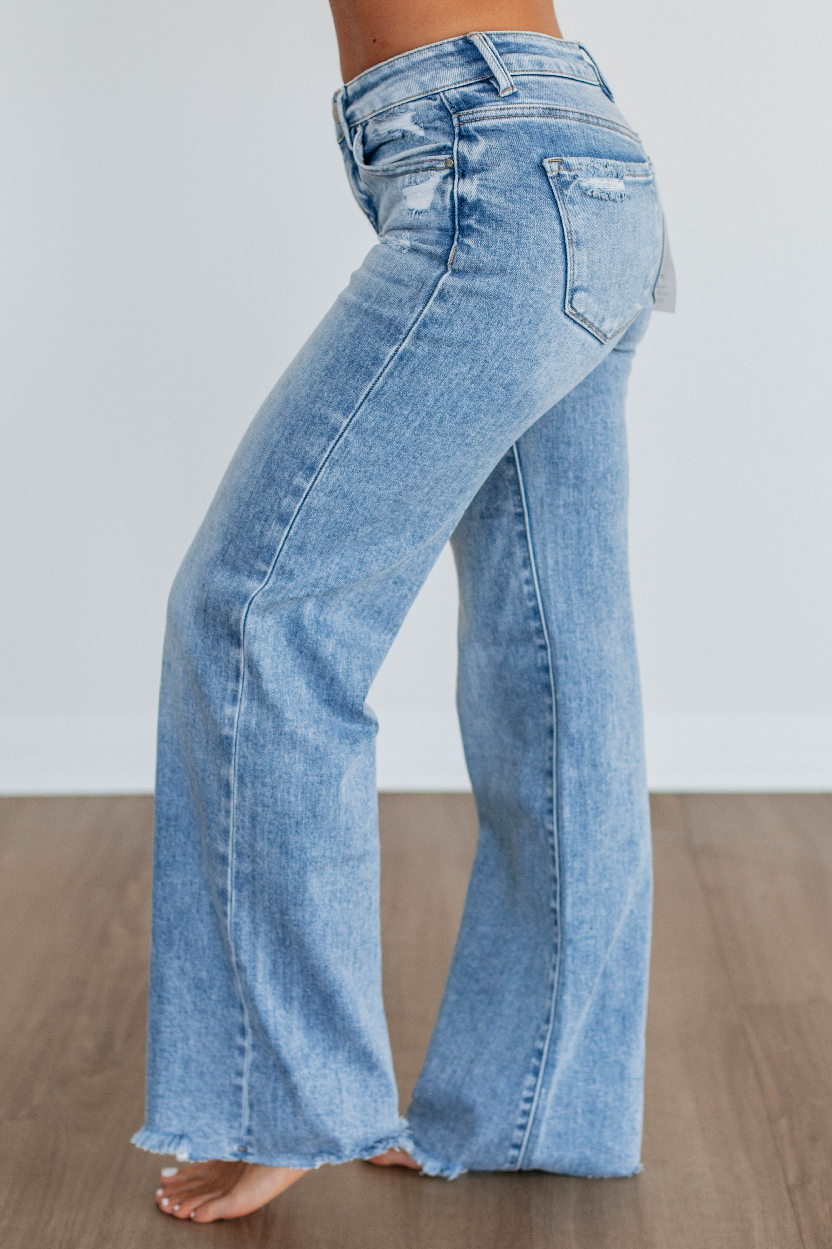 Adelyn Risen Jeans - Light Wash