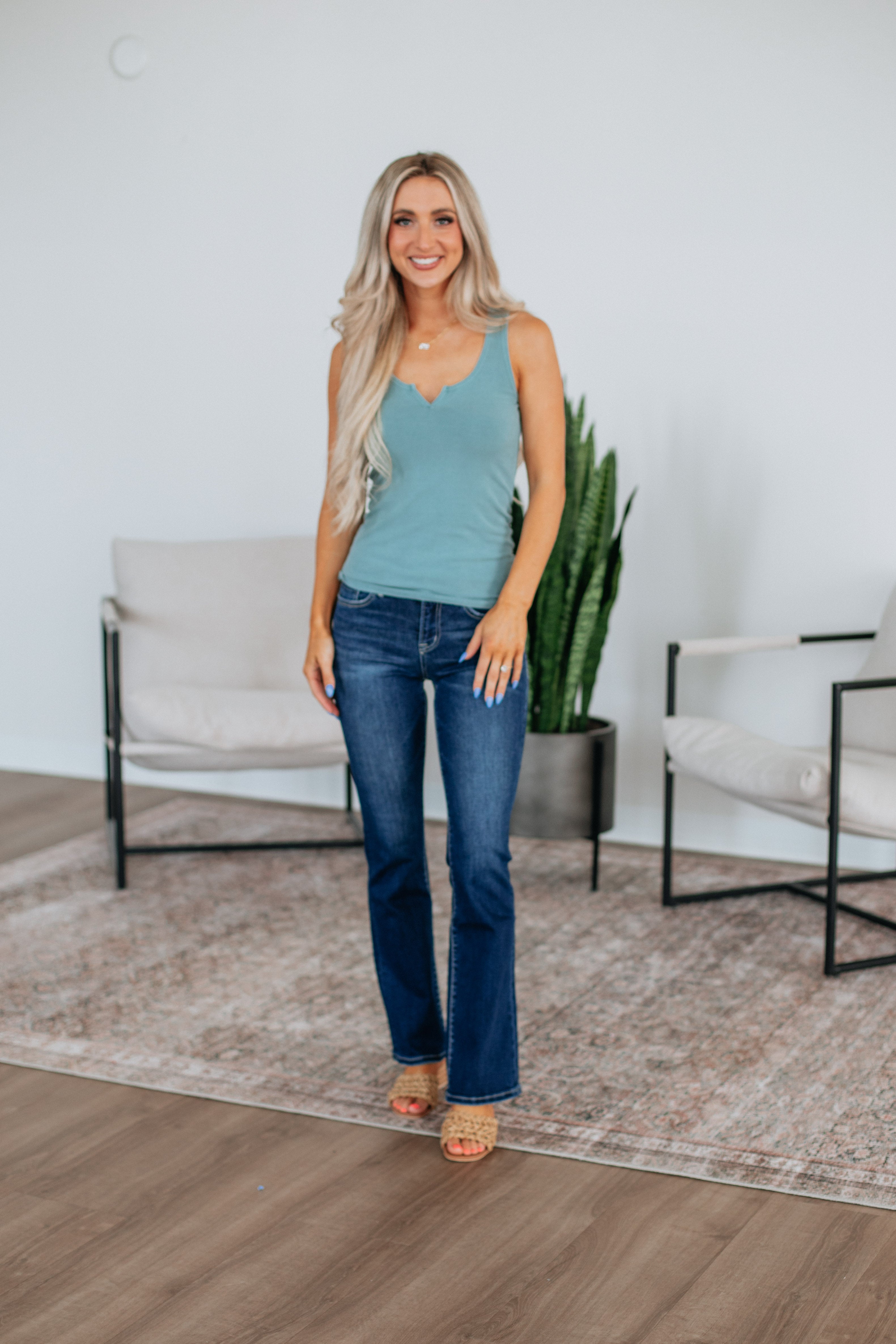 Halle Ribbed Tank