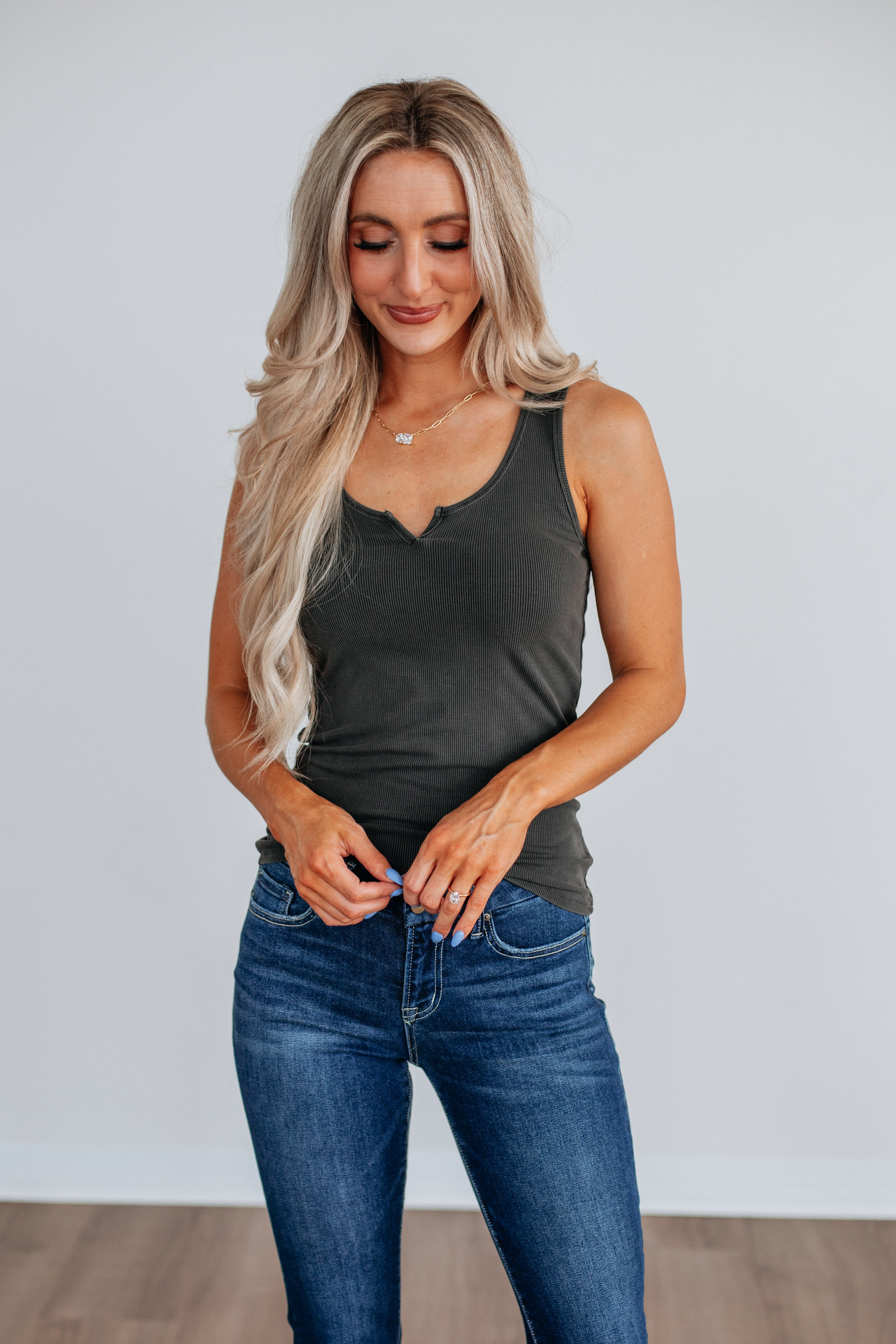 Halle Ribbed Tank