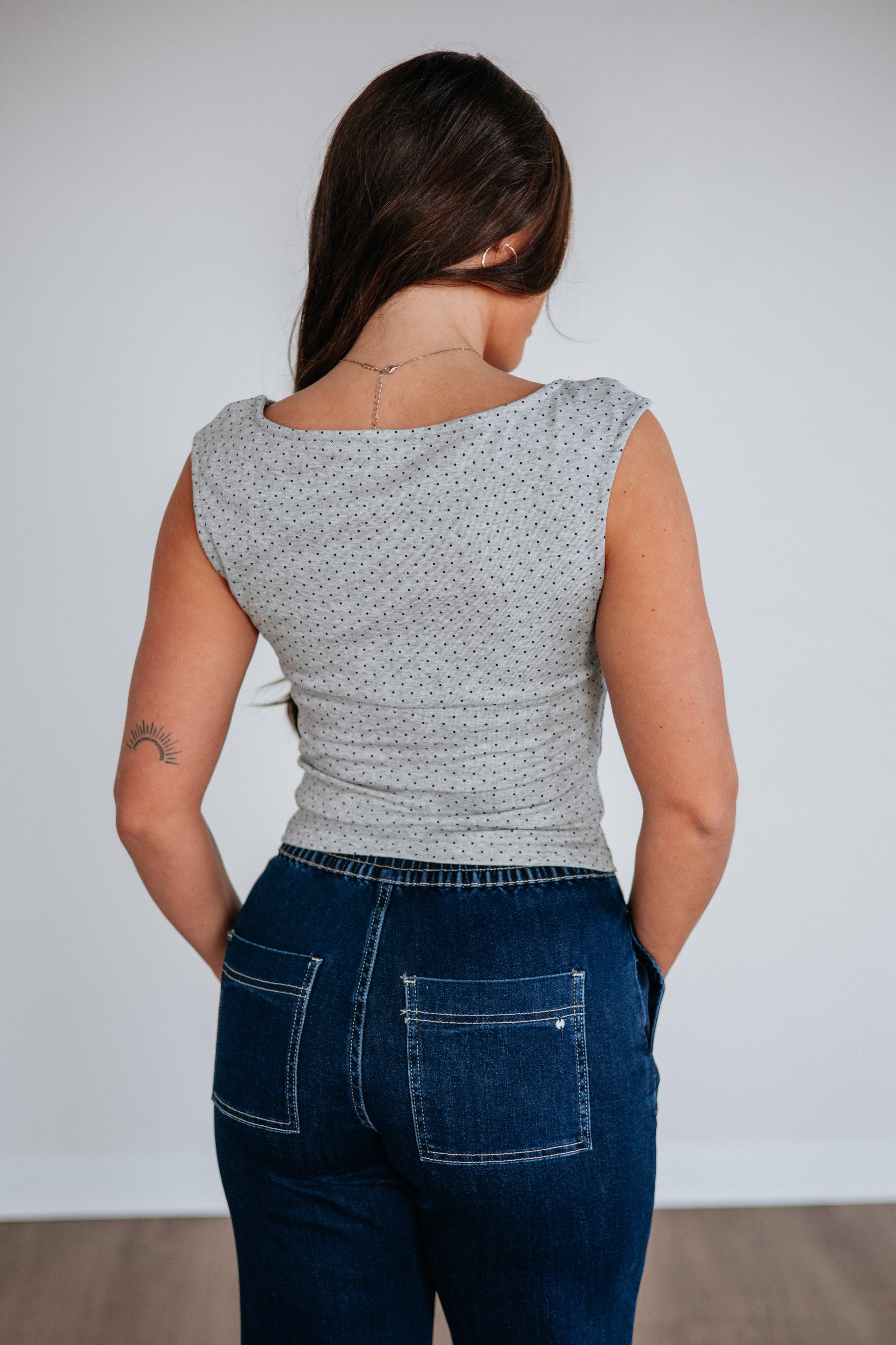 Cait Polka Dot Top