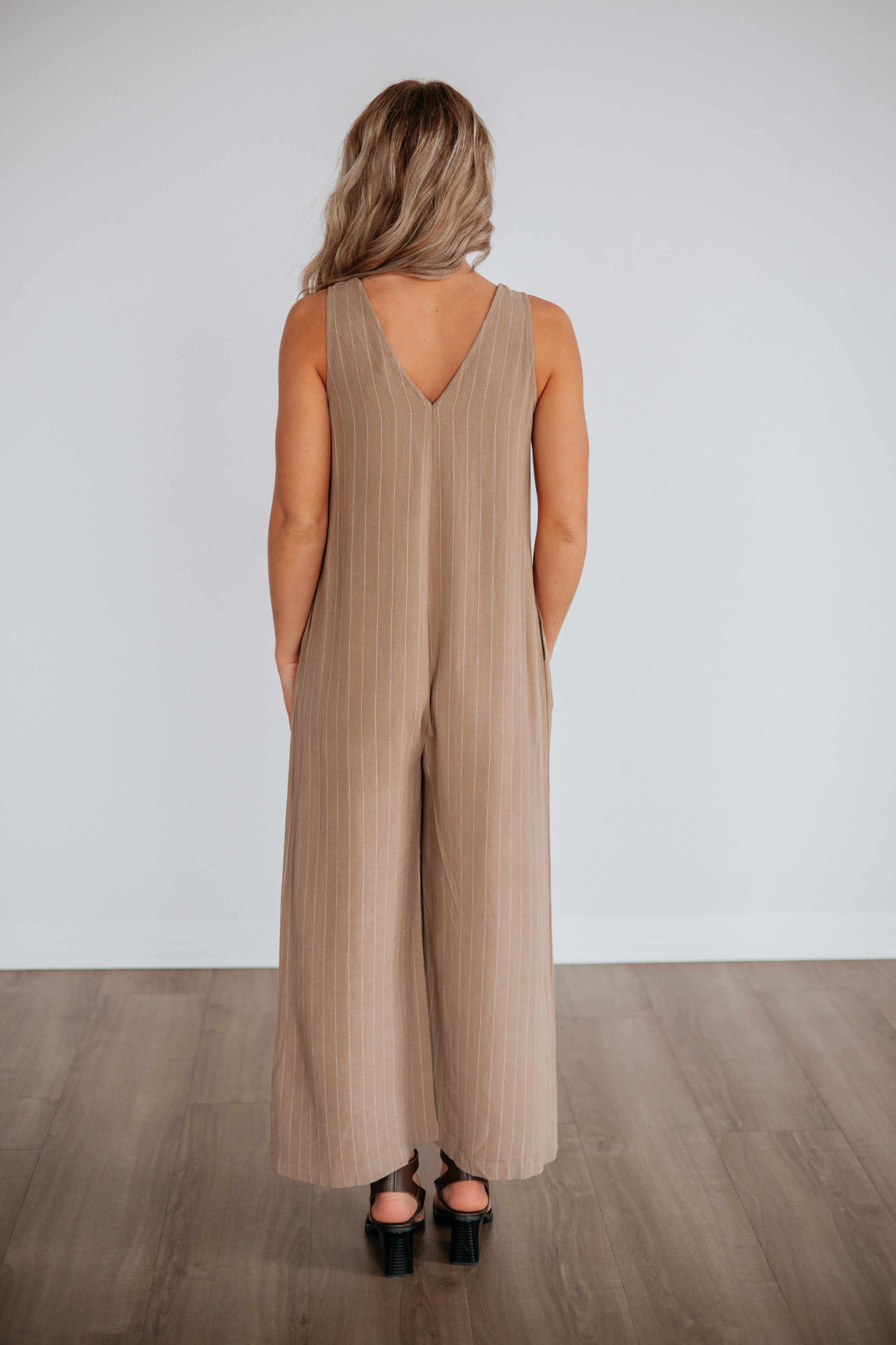 Inessa Striped Jumpsuit