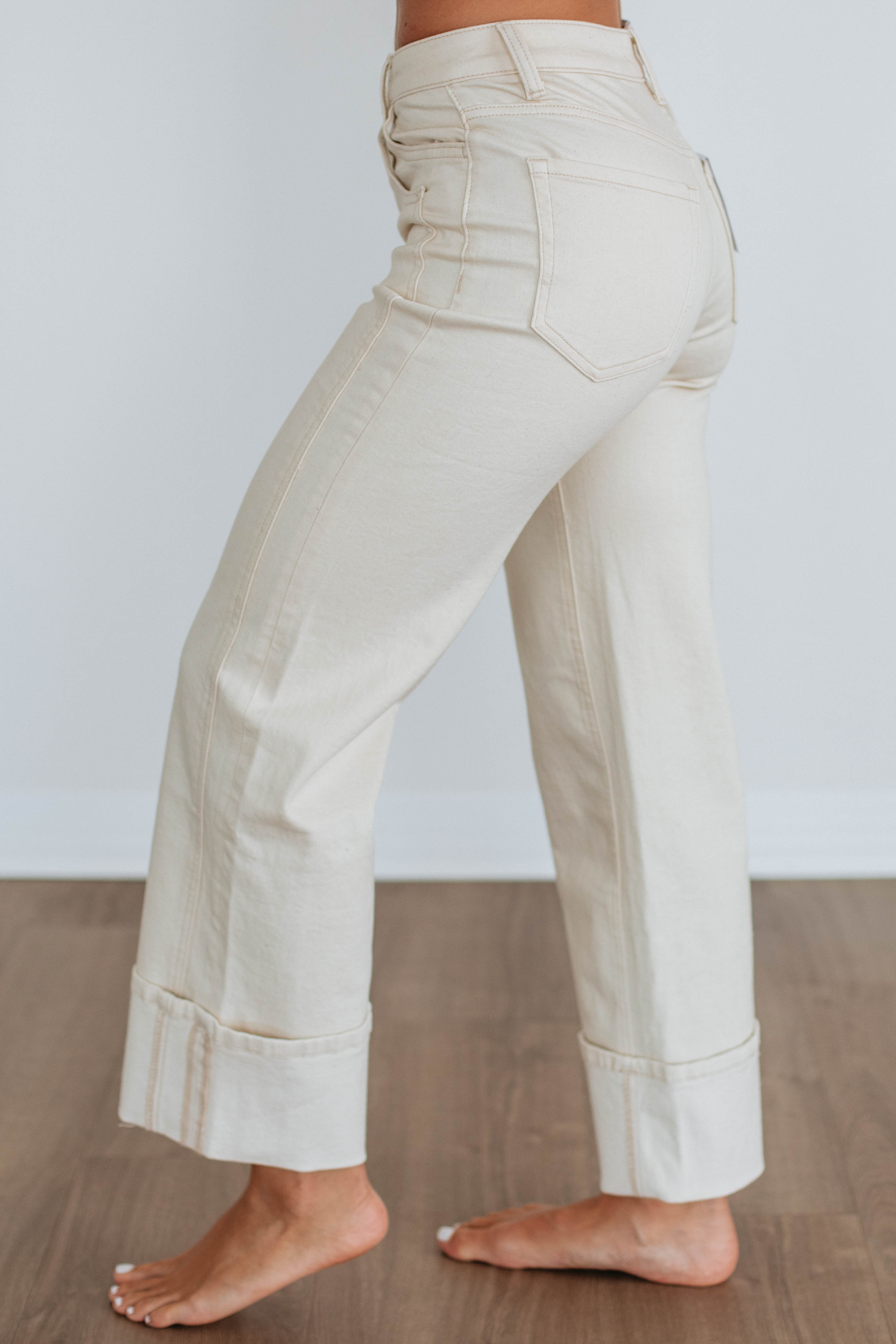 Olivia Vervet Jeans - Natural