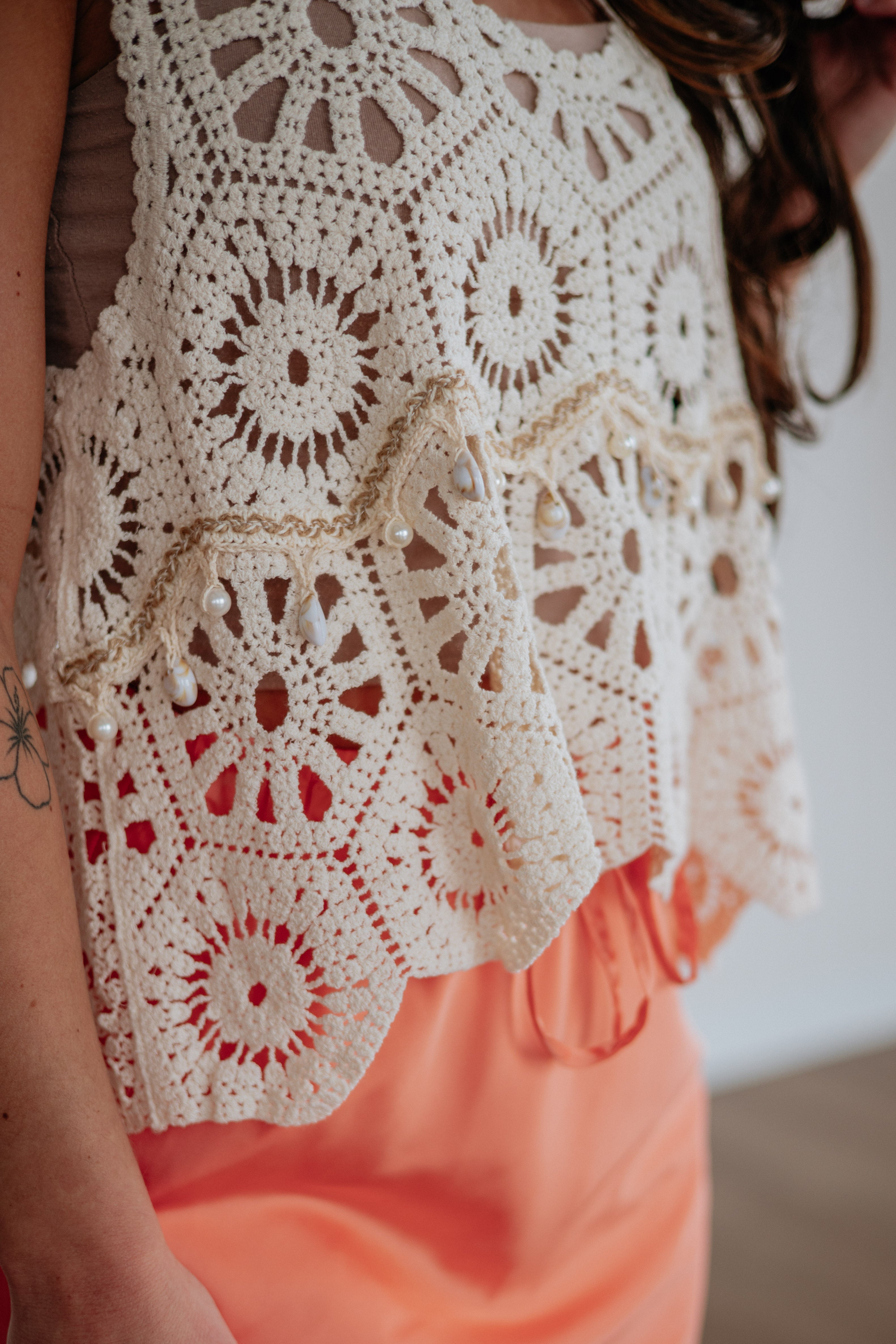Elina Crochet Top