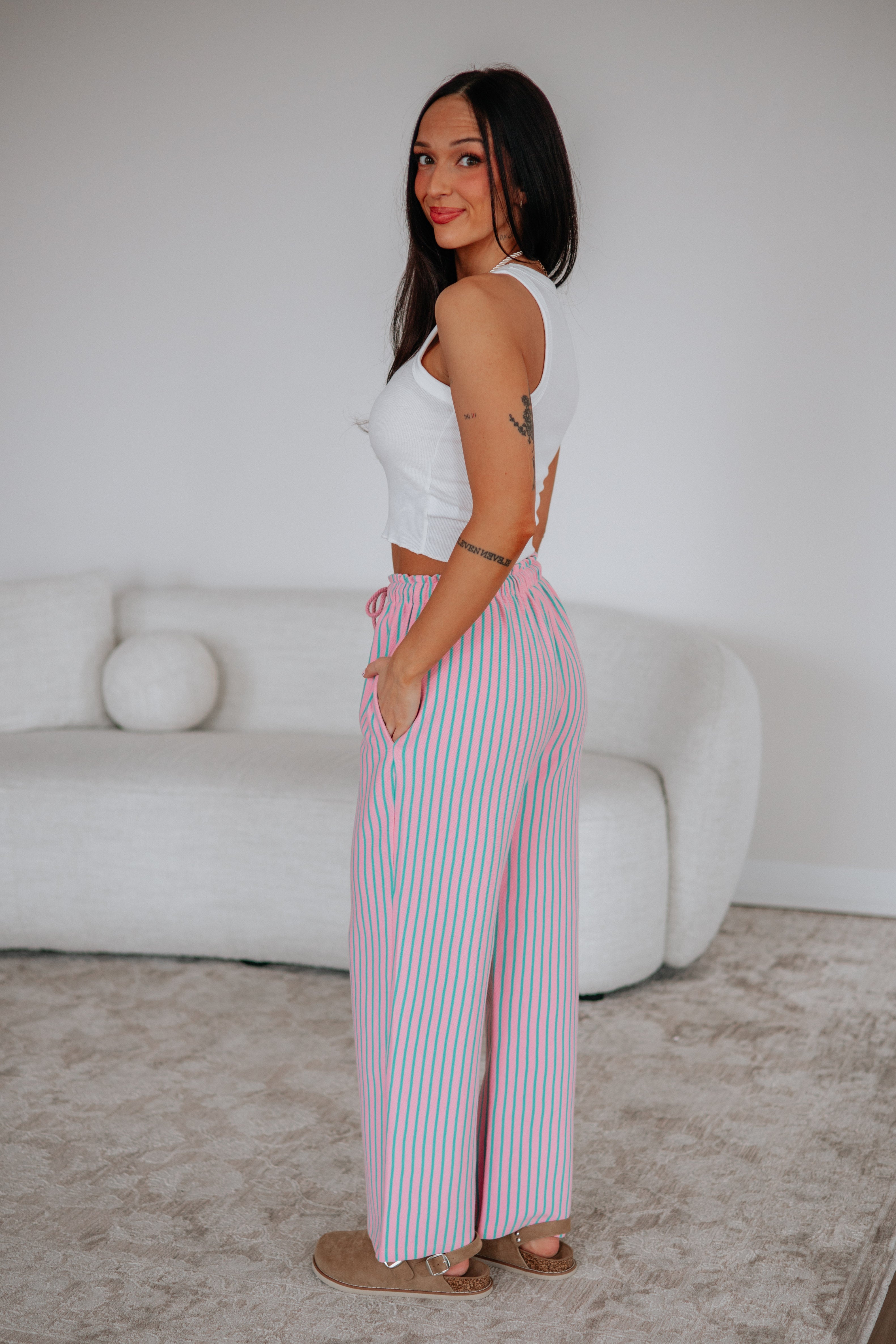 Devyn Striped Pants