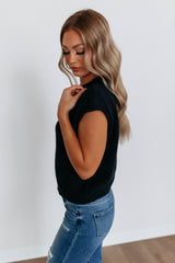 Camry Cardigan Top - Navy