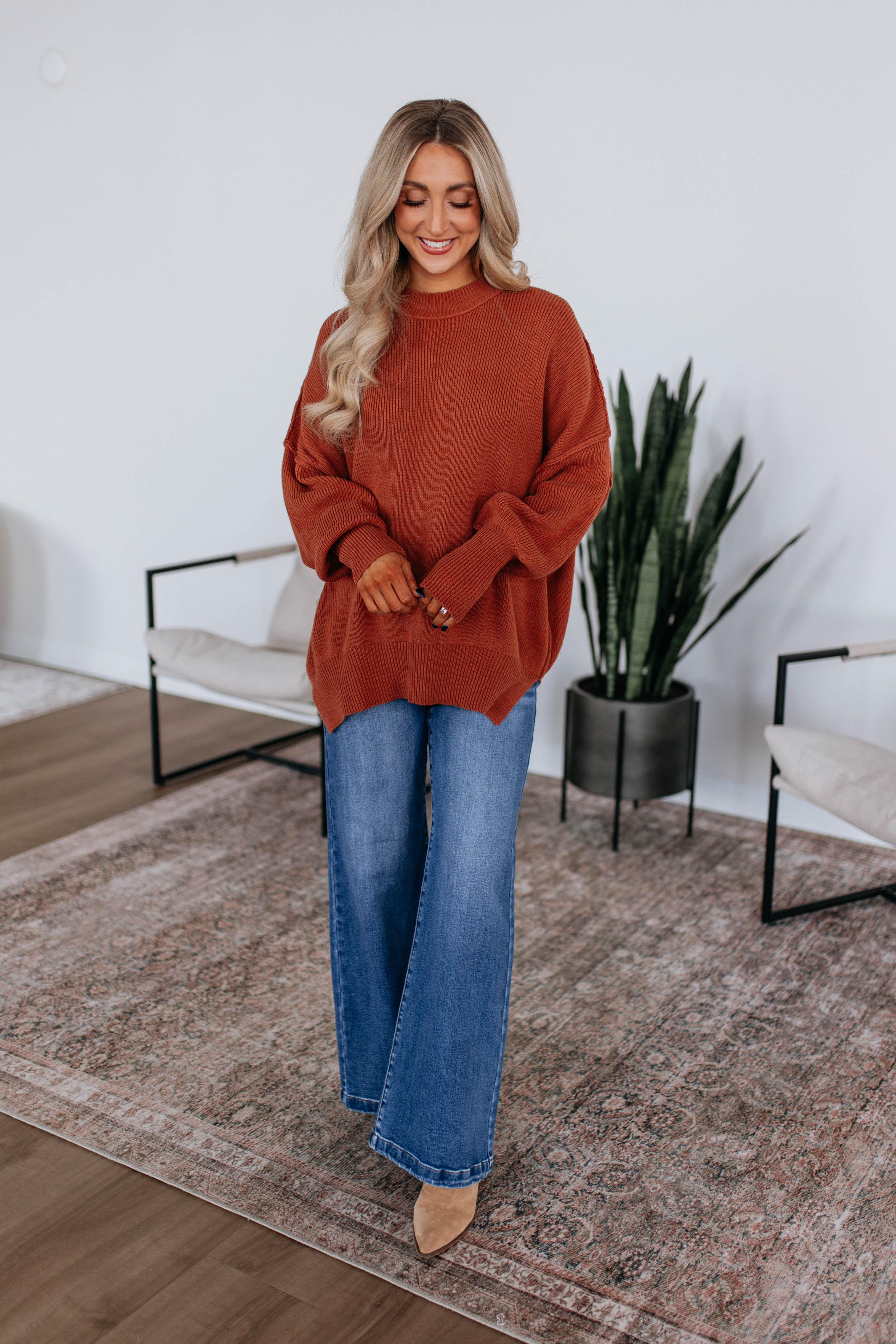 Violet Oversized Sweater