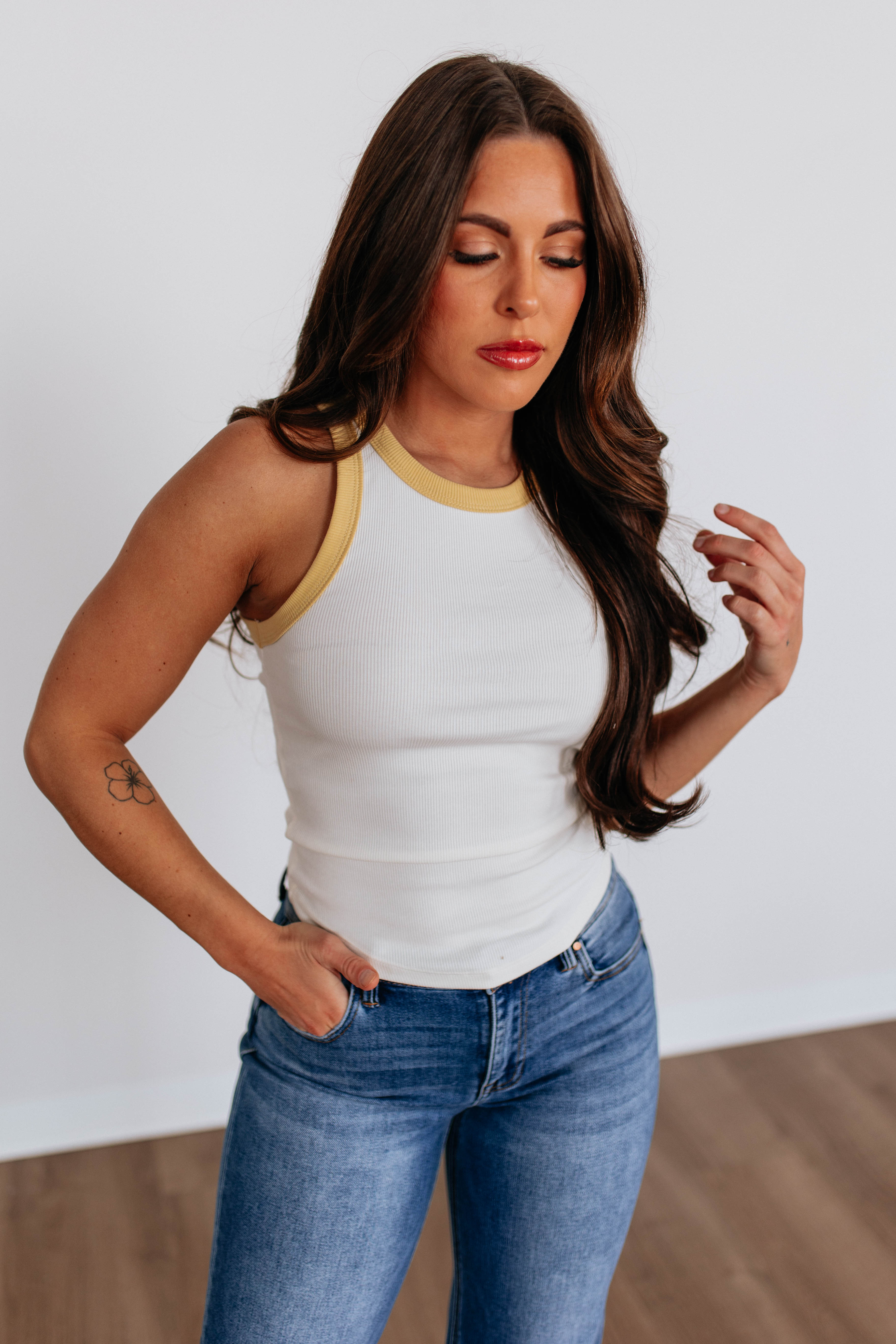 Cari Ribbed Tank