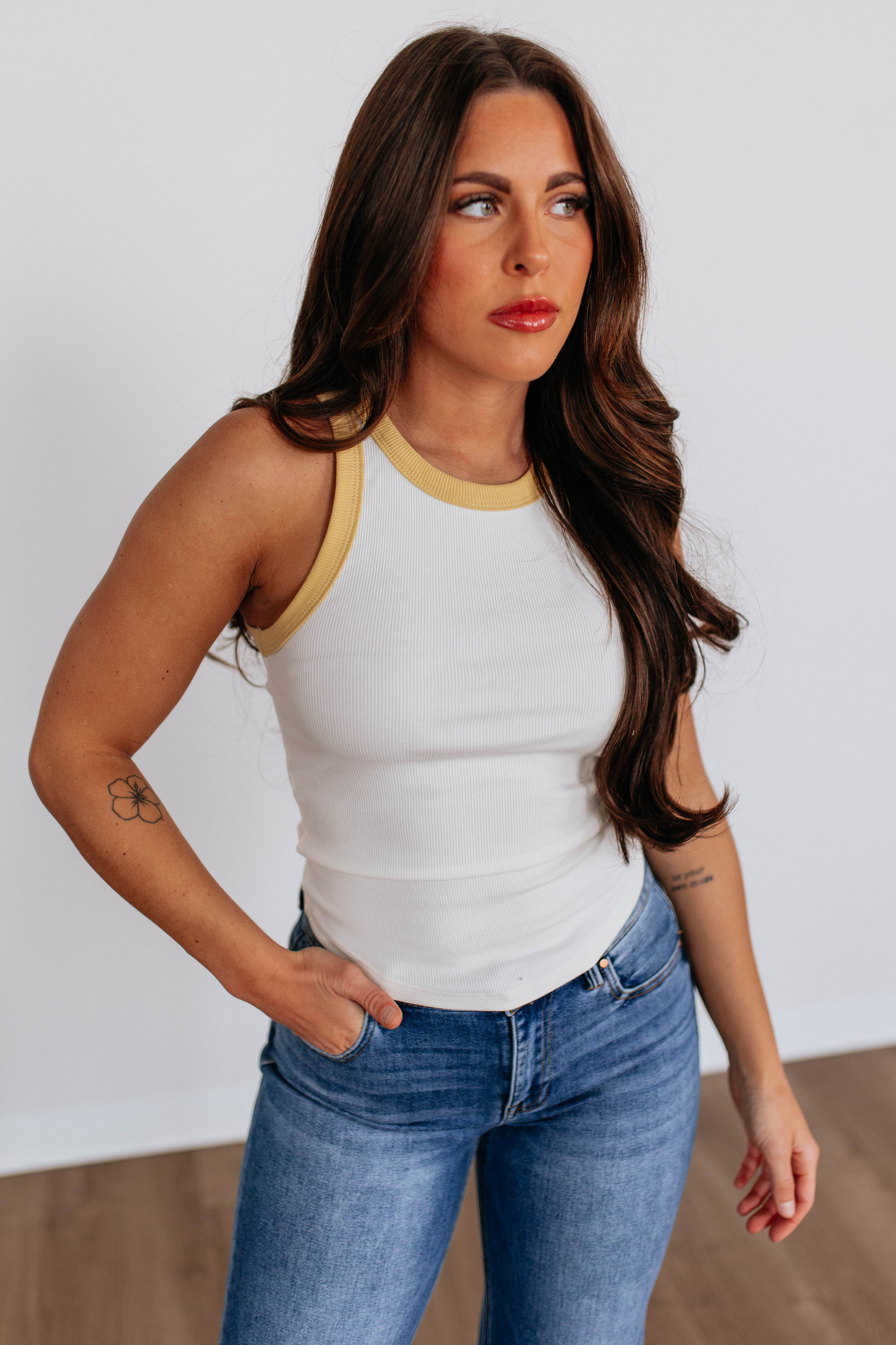 Cari Ribbed Tank
