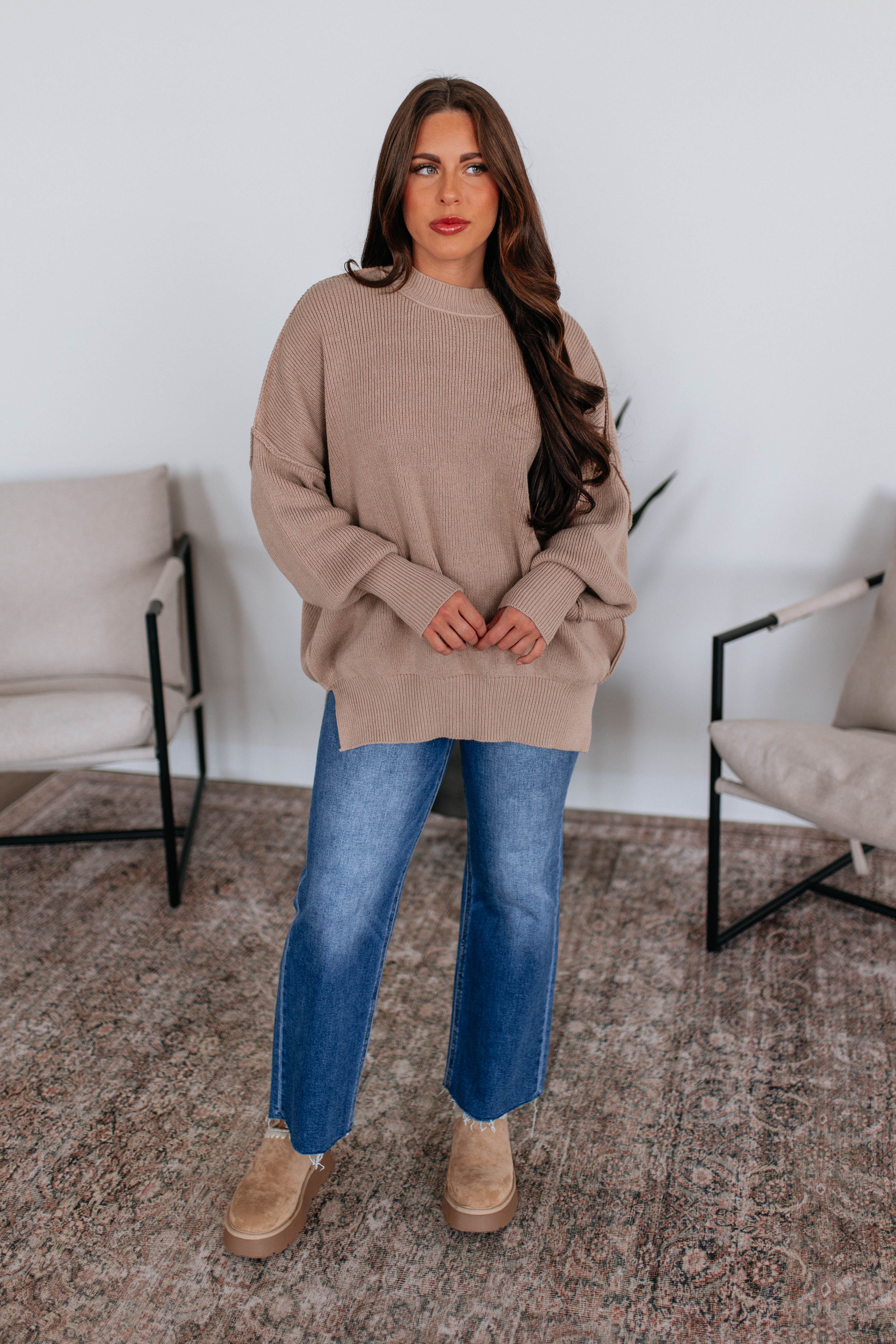 Violet Oversized Sweater