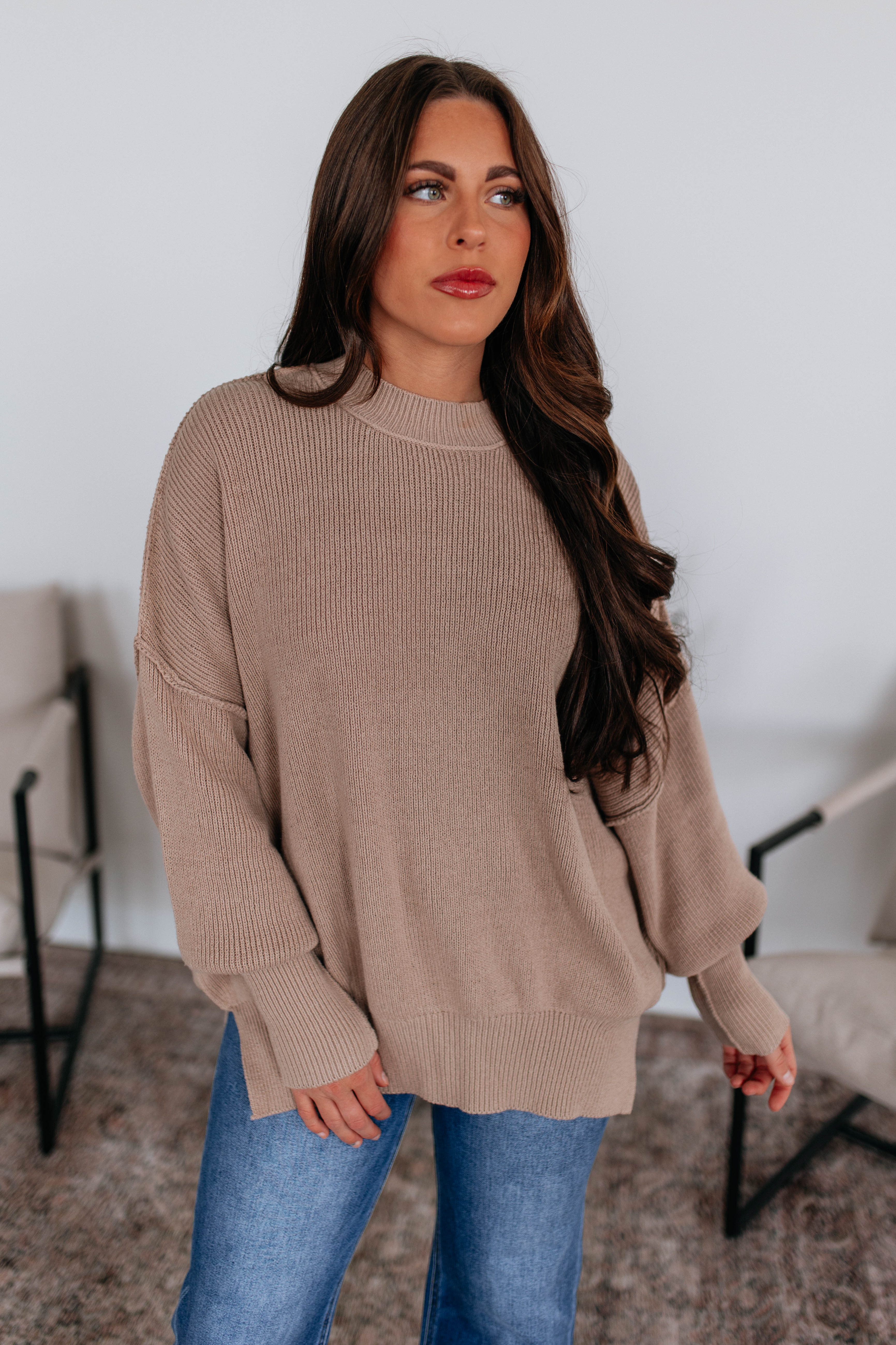 Violet Oversized Sweater