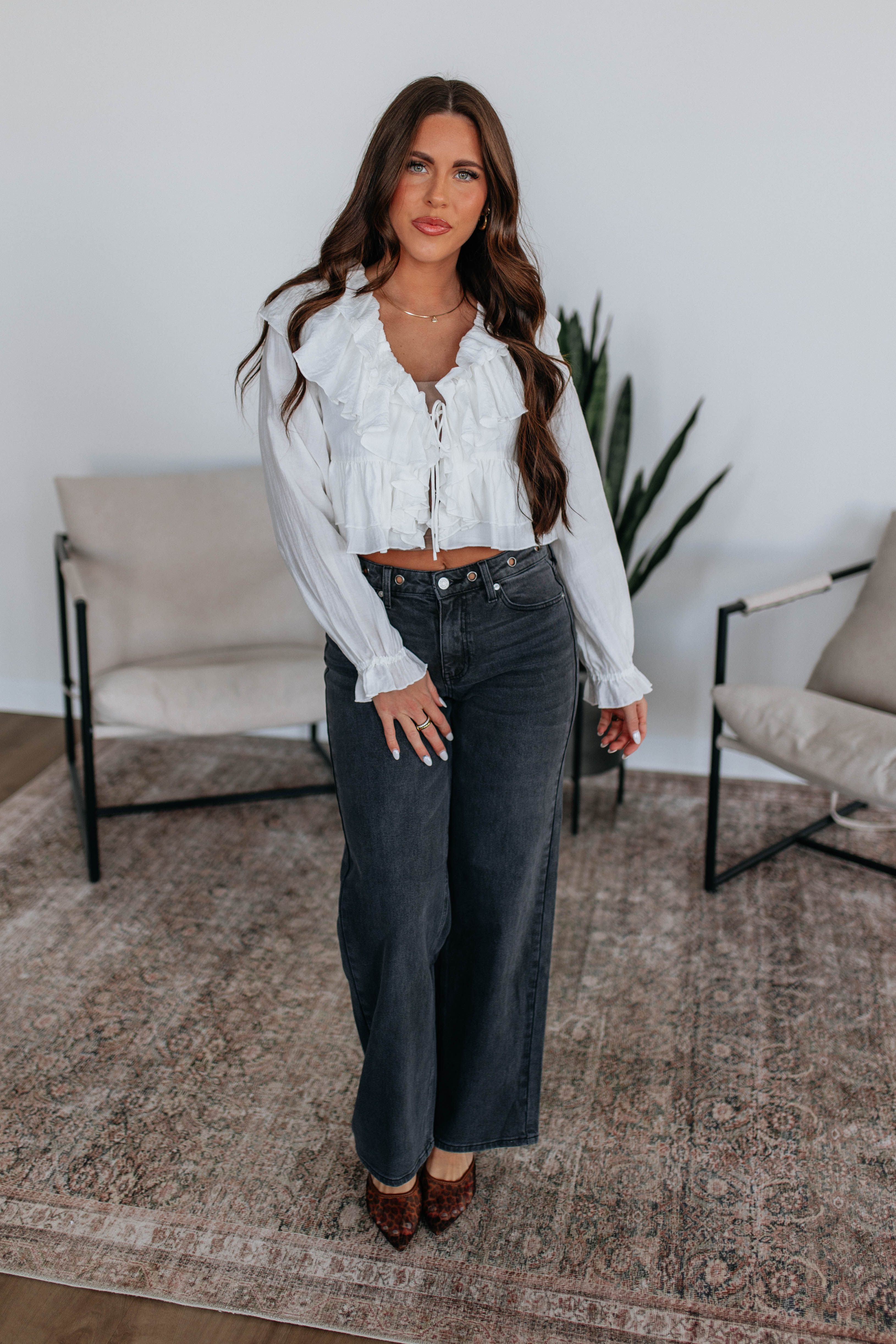 Maria Ruffled Top