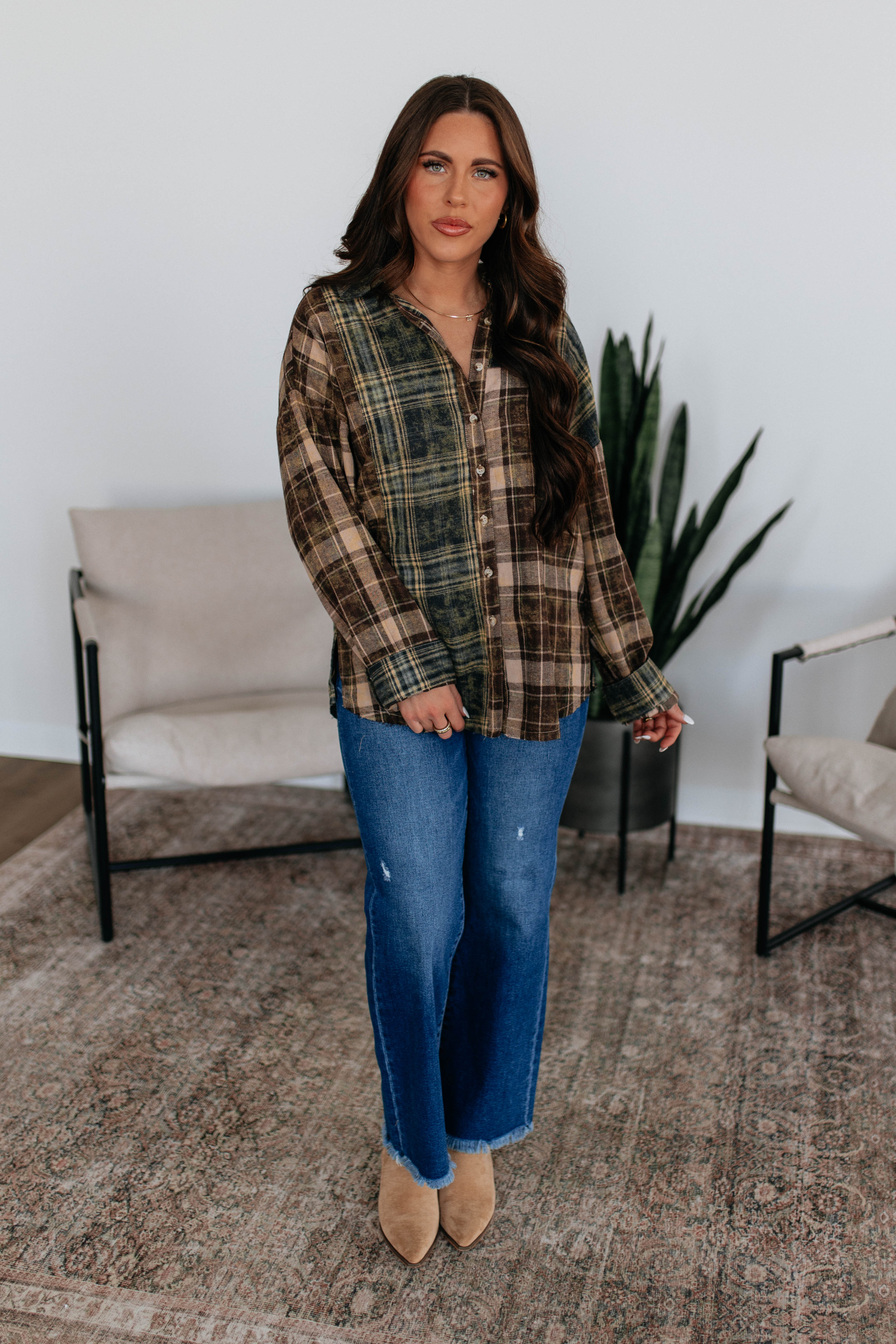 Tarilyn Flannel Top