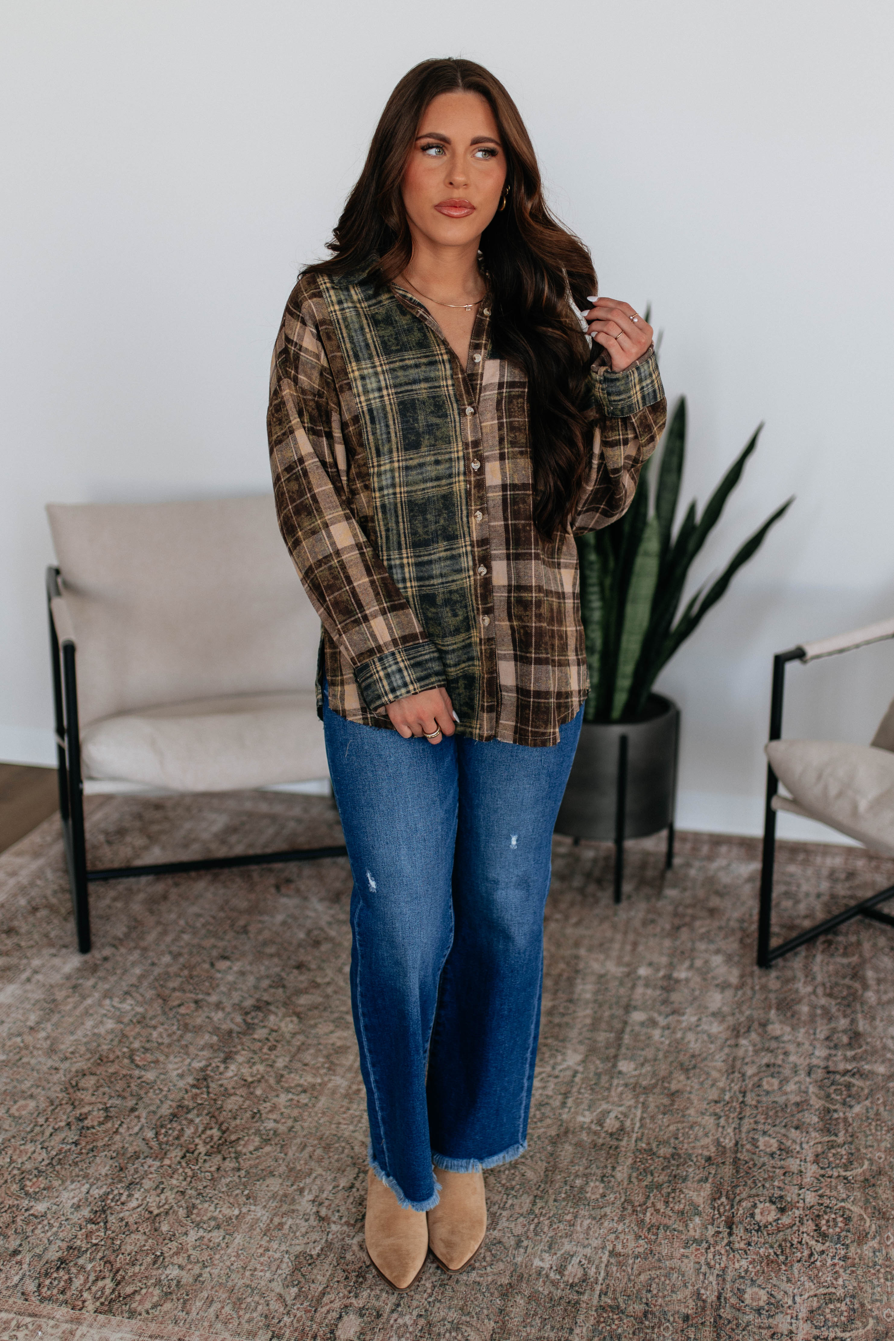 Tarilyn Flannel Top
