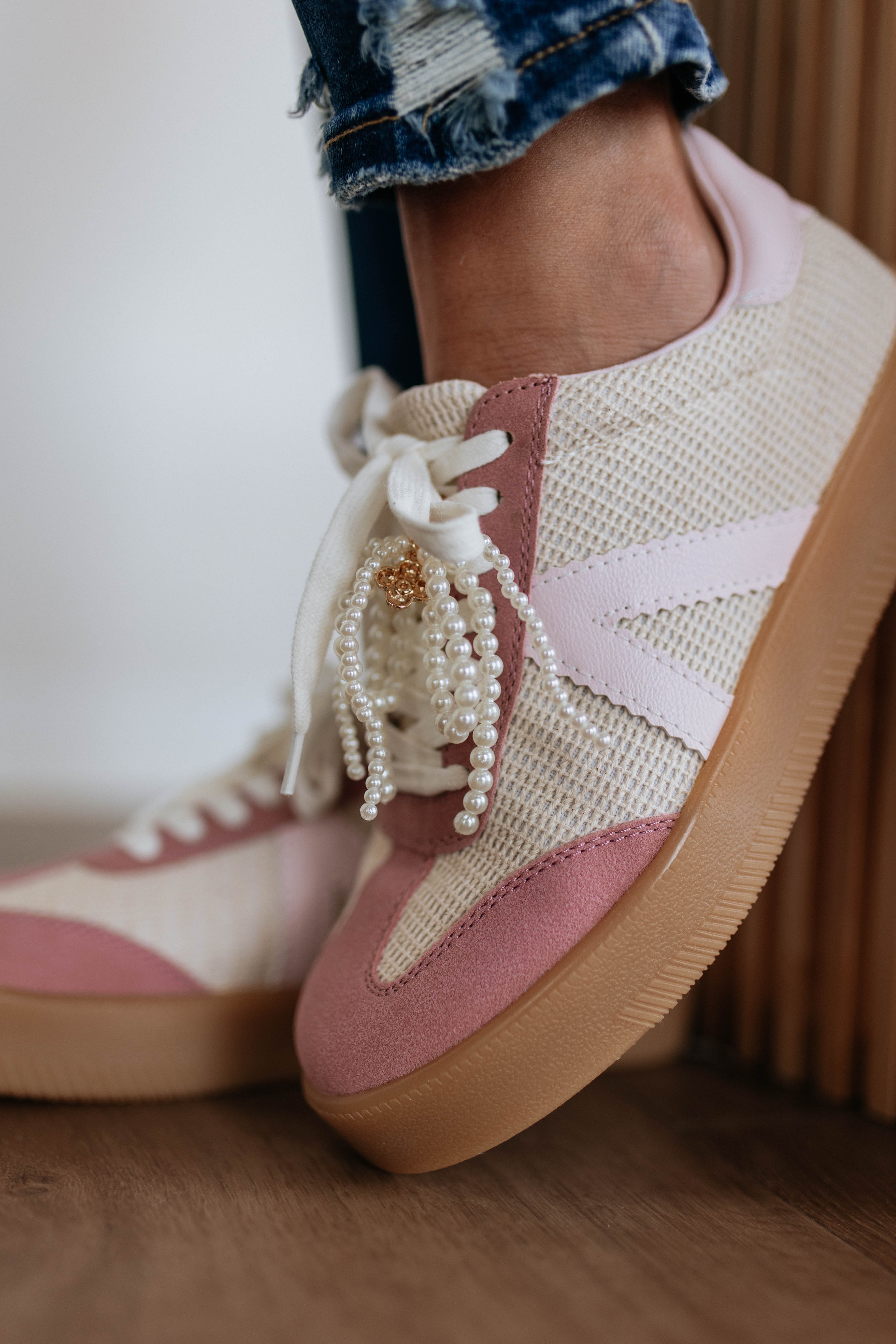 Watch Your Step Sneakers - Mauve Mix