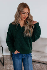 Maydee Quilted Pullover