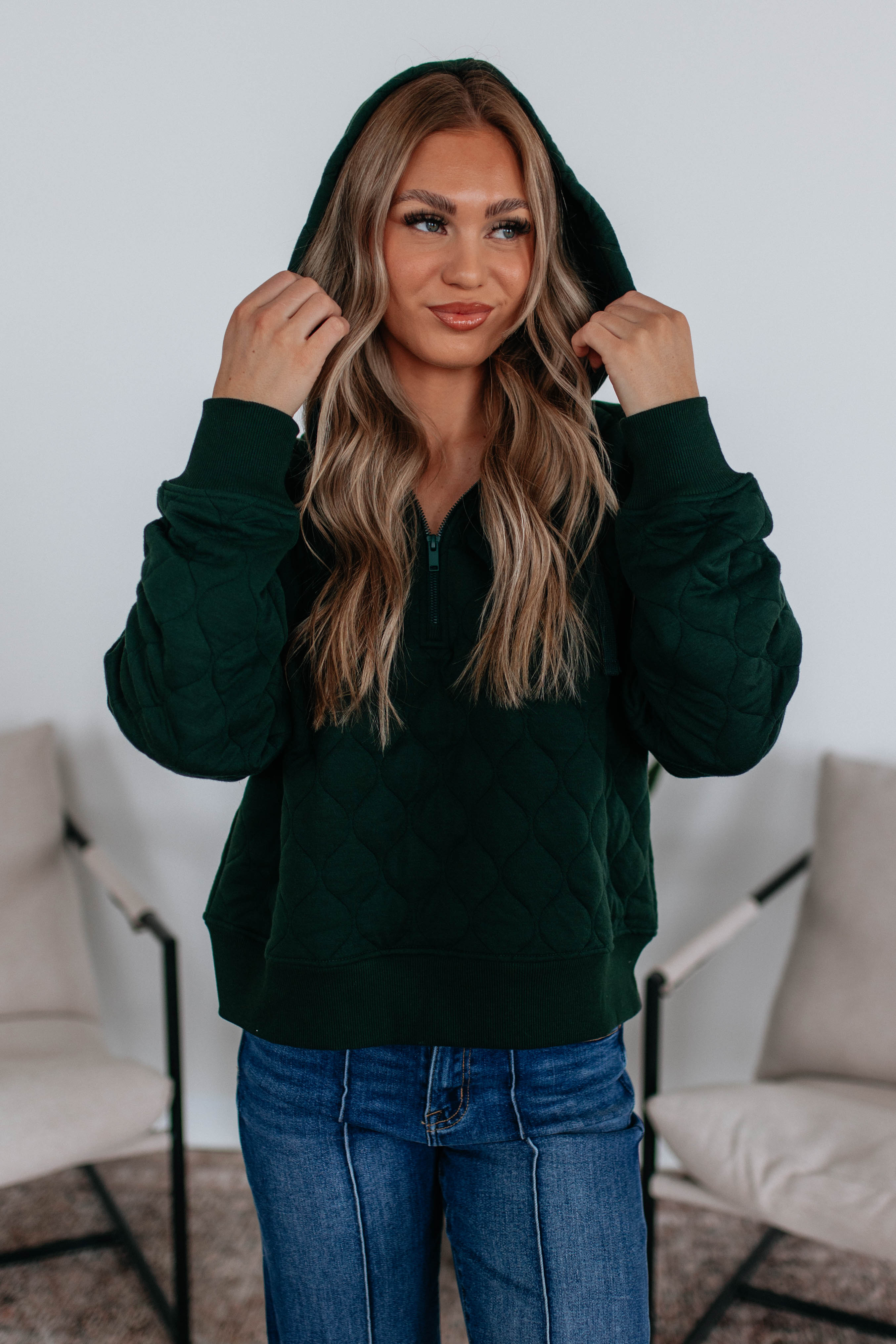 Maydee Quilted Pullover