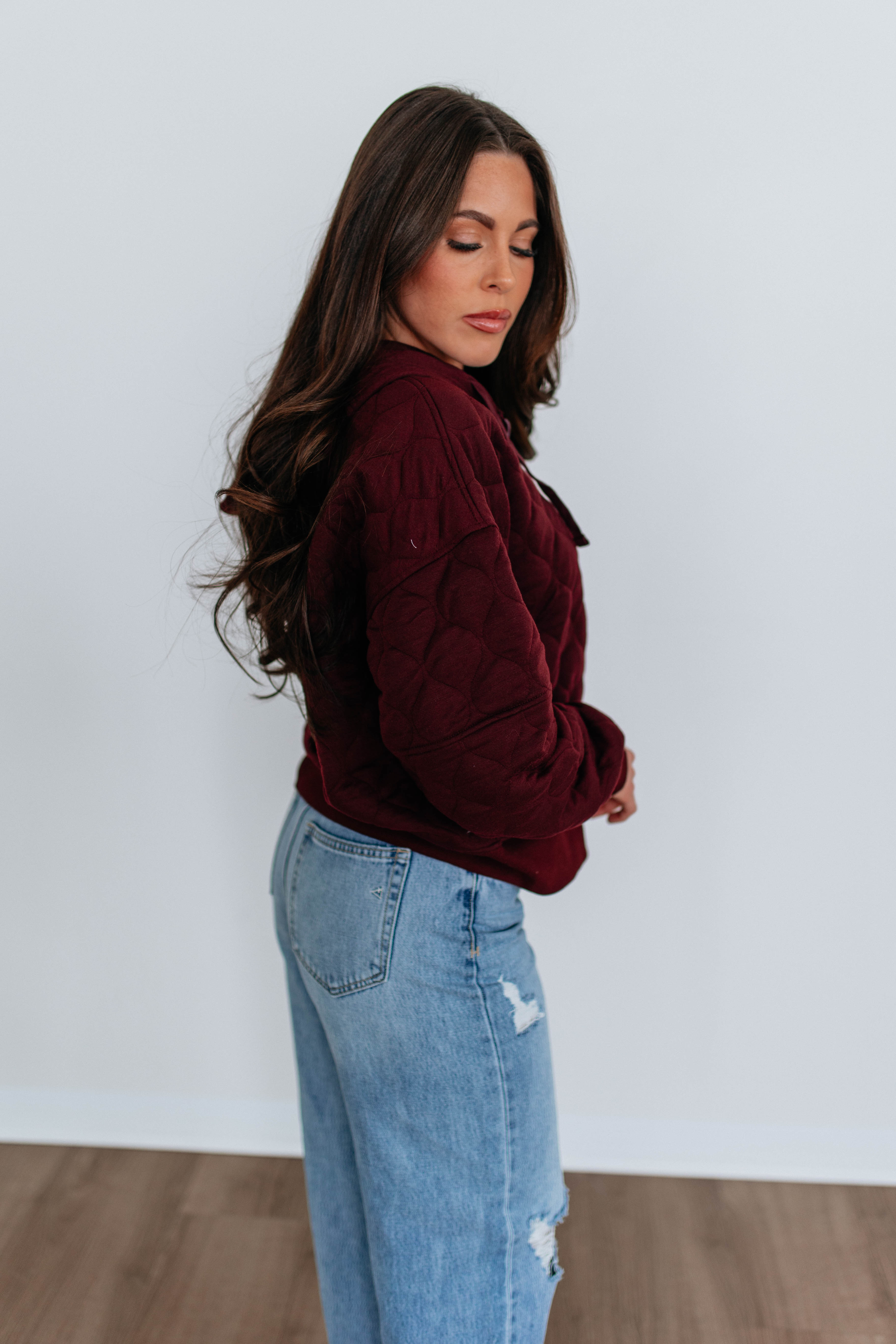 Maydee Quilted Pullover