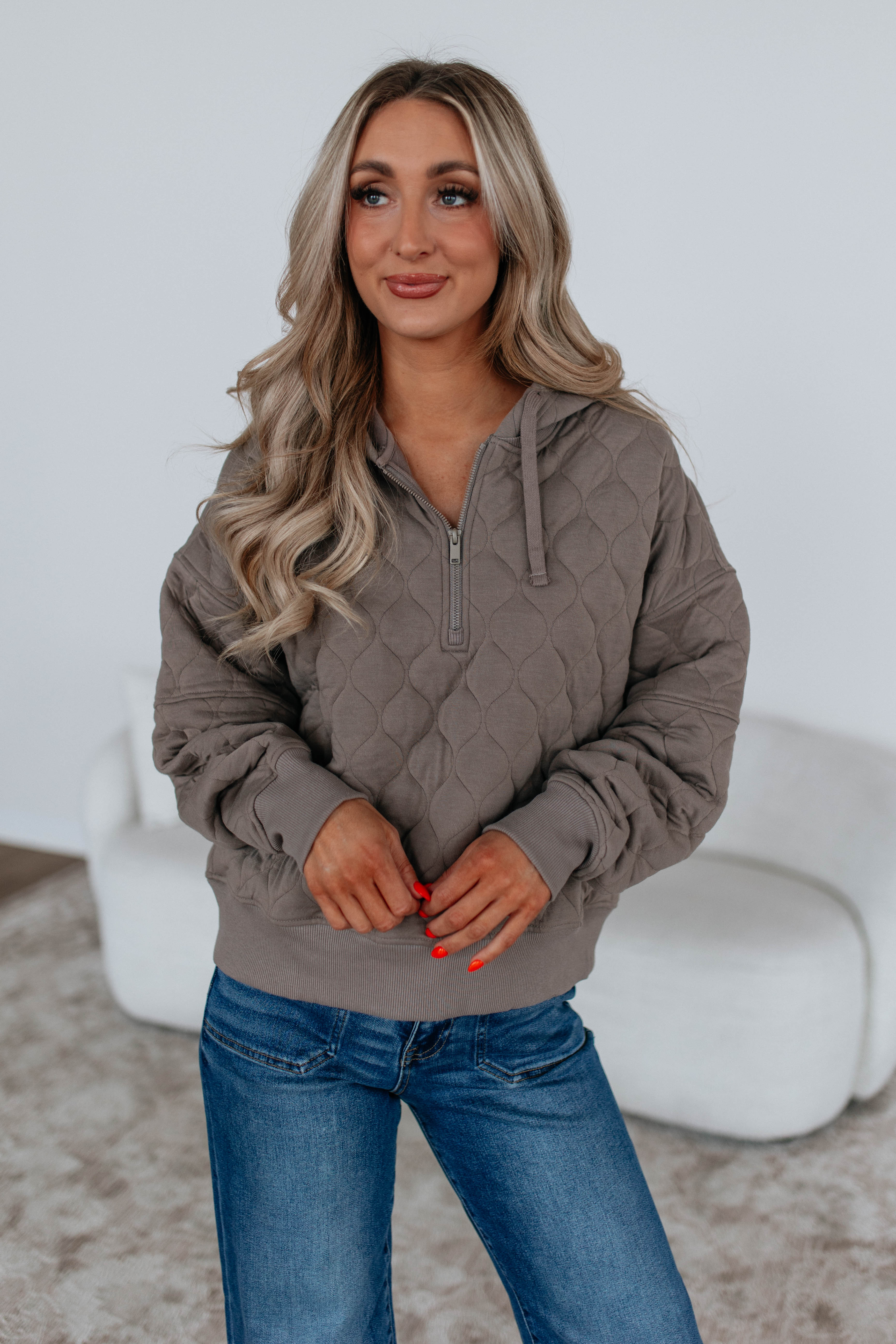 Maydee Quilted Pullover