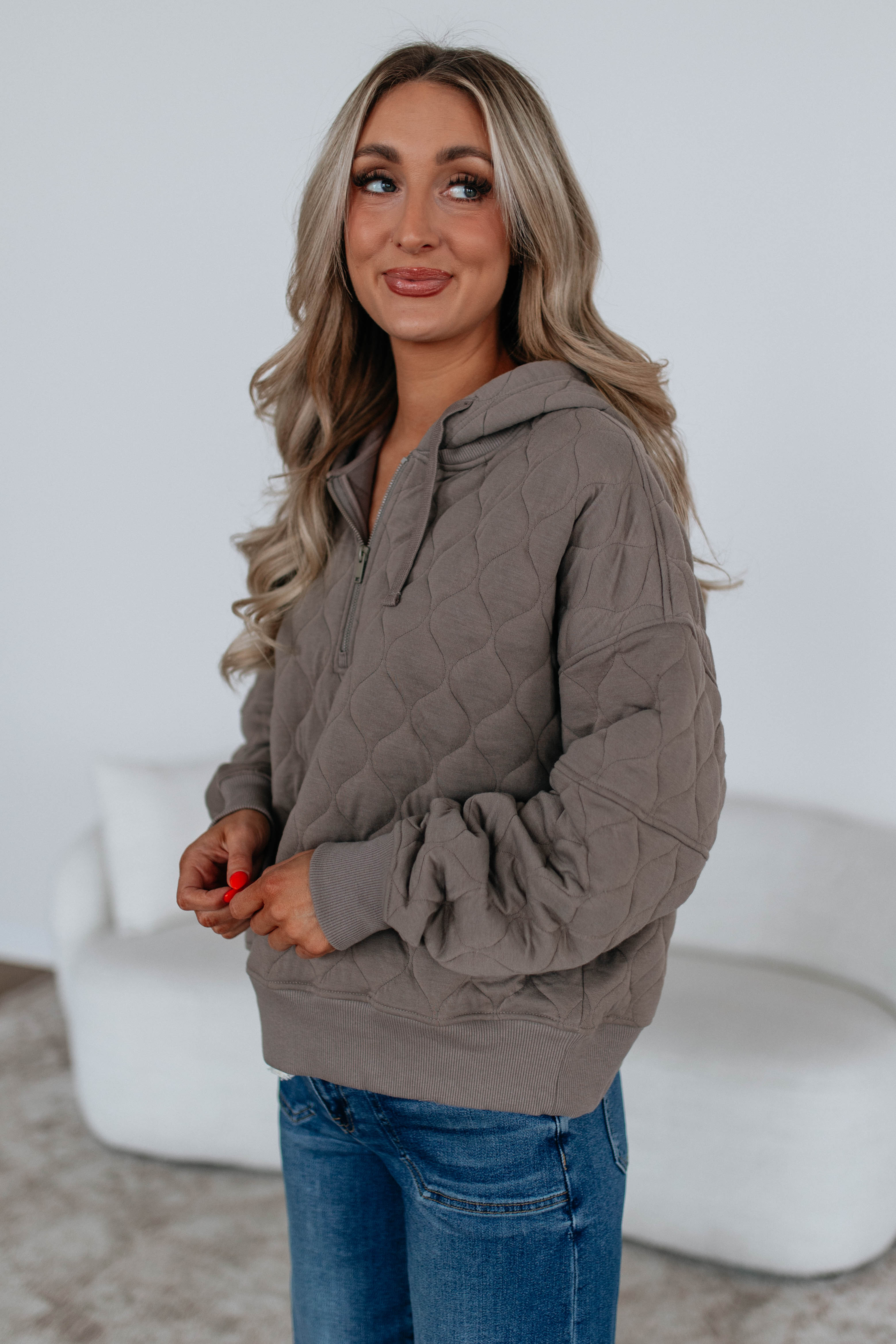 Maydee Quilted Pullover