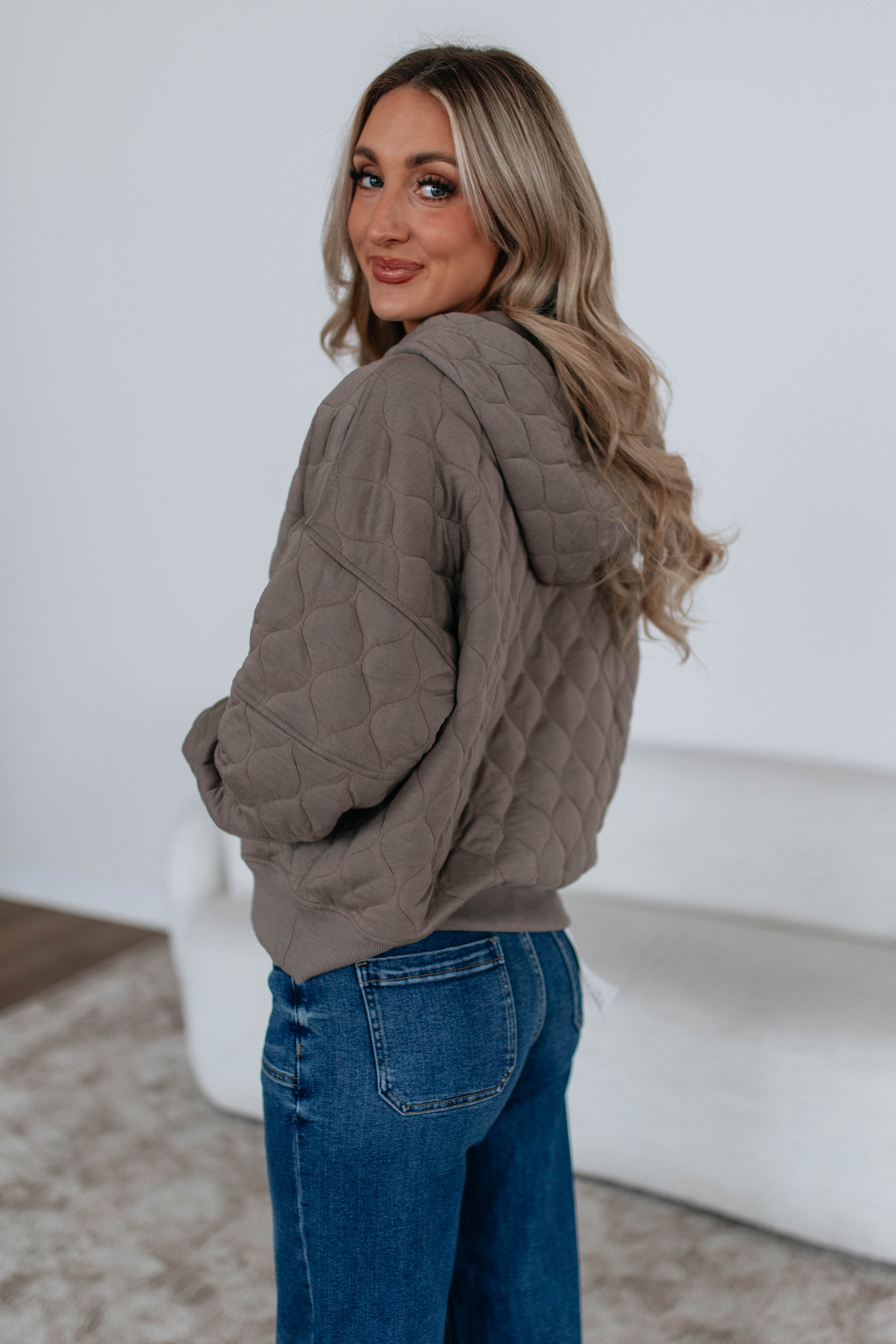Maydee Quilted Pullover