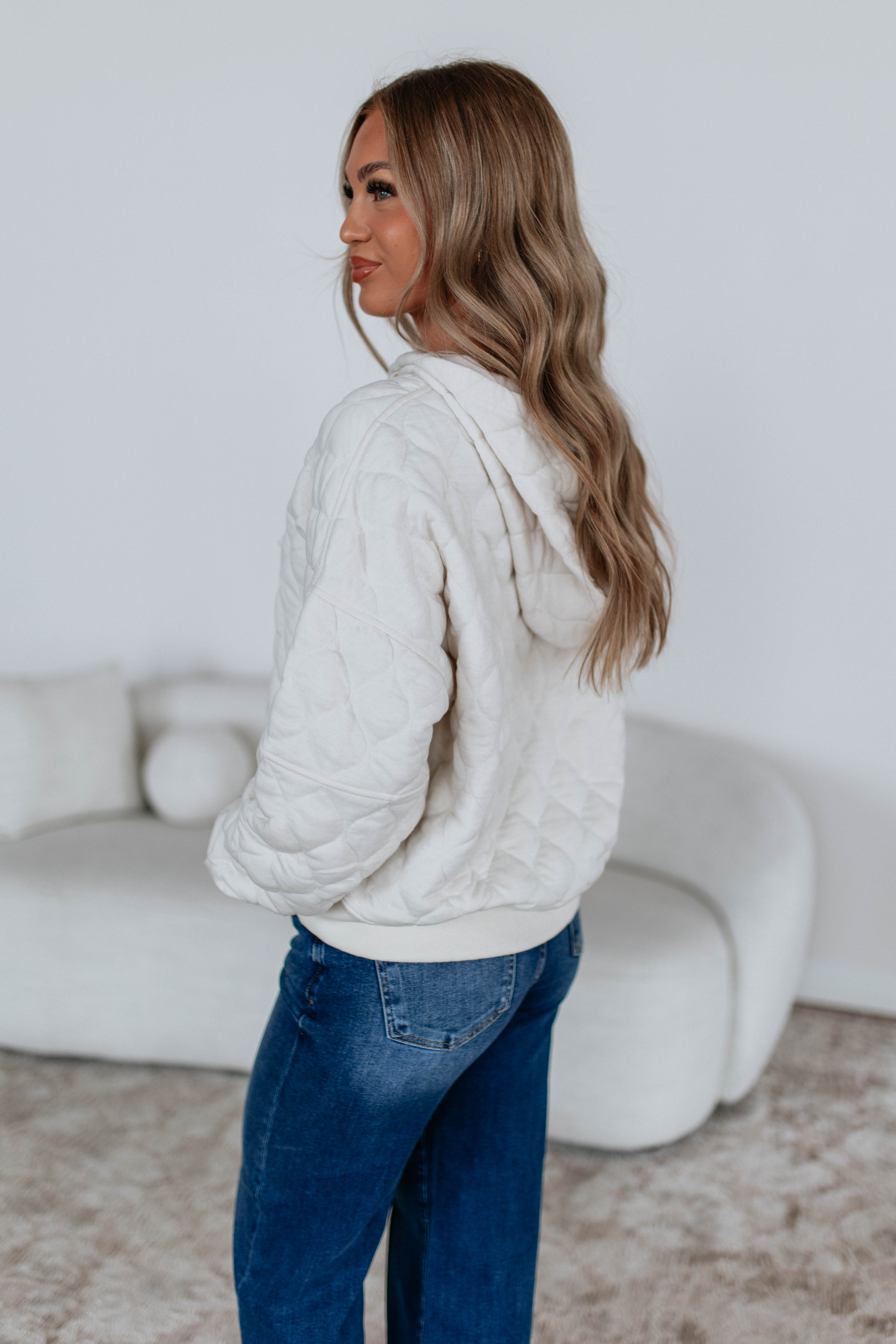 Maydee Quilted Pullover