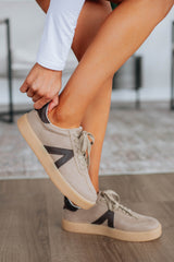 Watch Your Step Sneakers - Khaki Mix