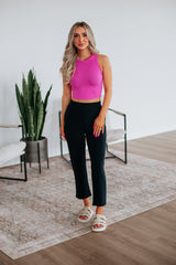 Whitley Ribbed Tank - Orchid