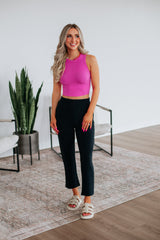 Whitley Ribbed Tank - Orchid