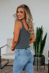 Wilson Henley Tank - Navy Mix