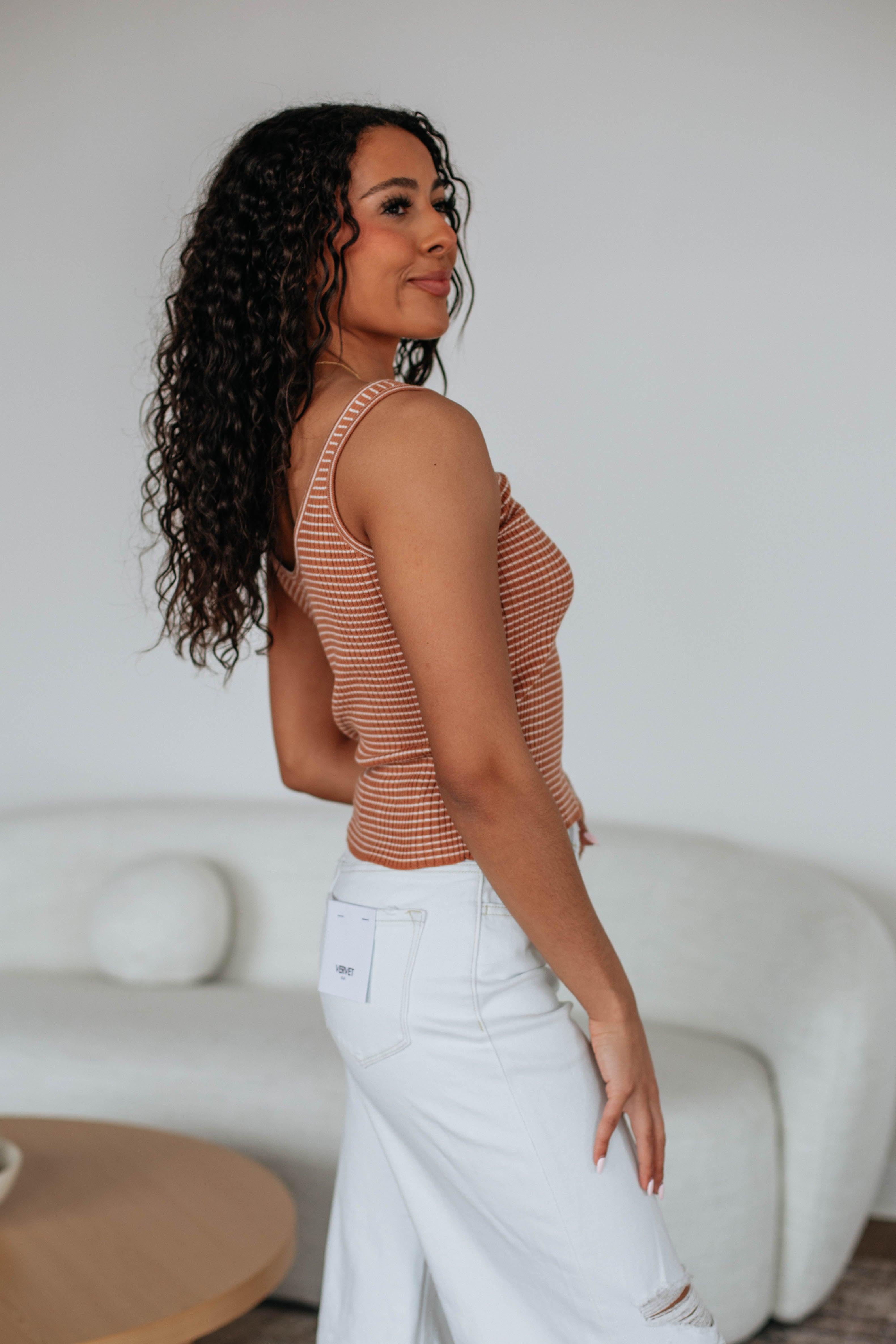 Wilson Henley Tank - Clay Mix