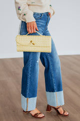 Asha Clutch Crossbody - Macaroon