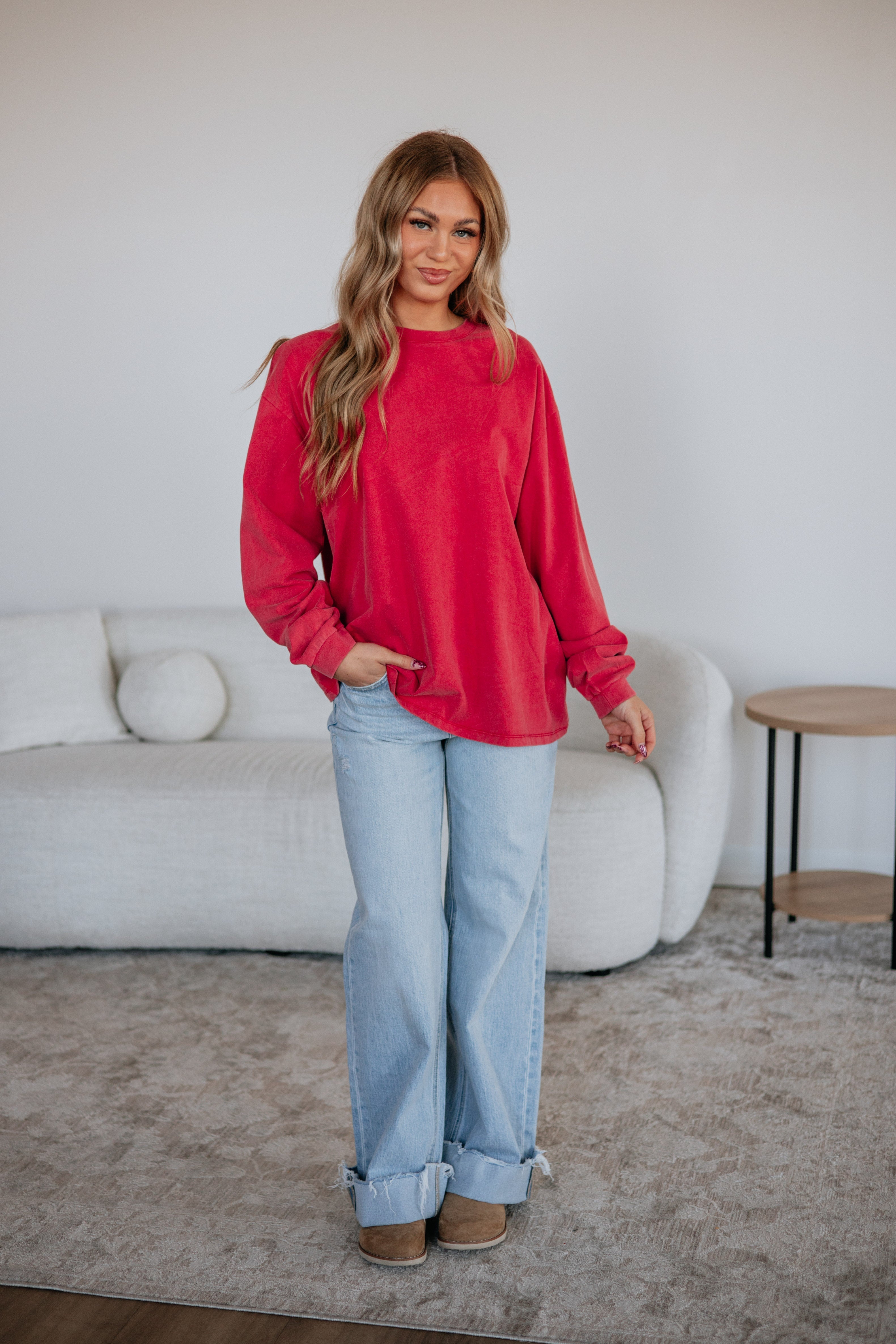 Kacey Washed Long Sleeve